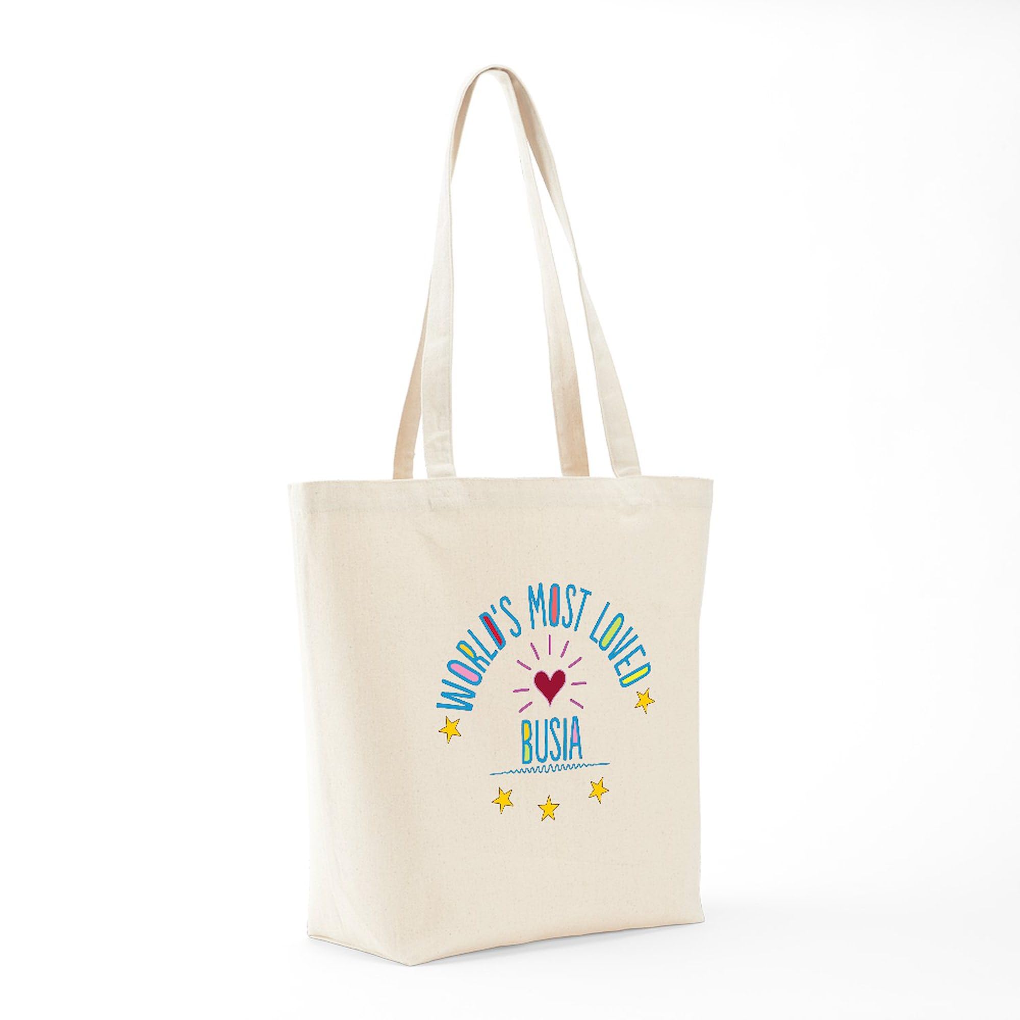 World's Most Loved Busia Tote Bag - Natural Canvas Reusable Shopping Tote for Women | Eco-Friendly Grocery Bag, Beach Tote & Everyday Carry-All