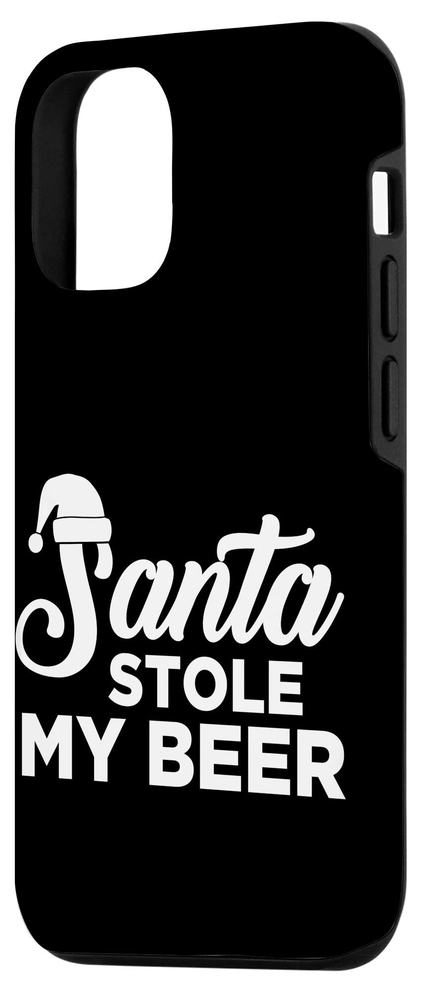 Santa Stole My Beer iPhone 12/12 Pro Case - Funny Christmas Santa Claus Xmas Phone Cover for Holiday Gifts & Party Accessories