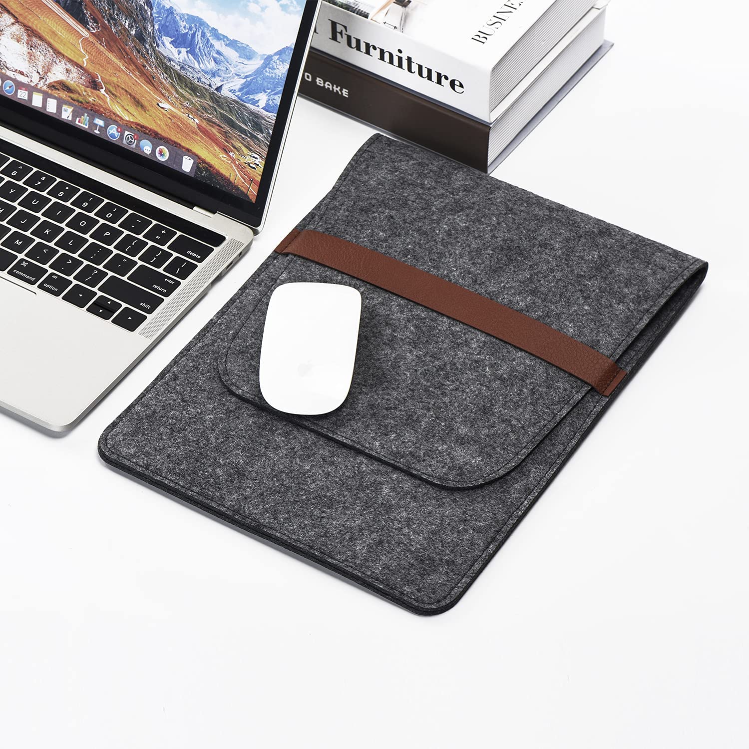 13-13.3 Inch Vertical Laptop Sleeve Case for MacBook Air 13-inch, MacBook Pro 13