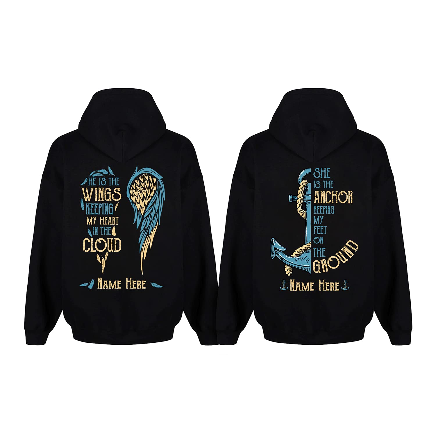 King Queen Matching Hoodies for Couples - Valentine's Day Gifts for Teen Couples | Cozy Couple Outfits for Date Nights & Anniversaries