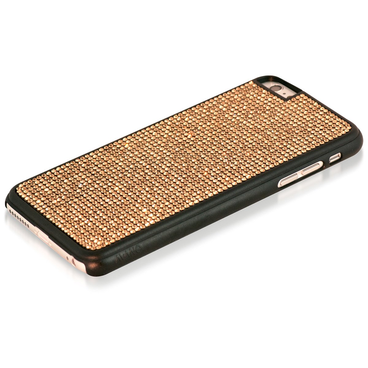 Genuine Crystal Case for iPhone 6 Plus - Black/Gold - Elegant Protection