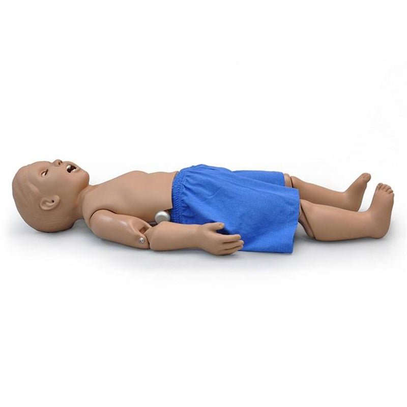1 Year PEDI® Medical Training Simulator with Arterial & Venous Sites + I.O Leg - Medium Size | Nursing Education, Emergency Response Practice, Pediatric Skills Development
