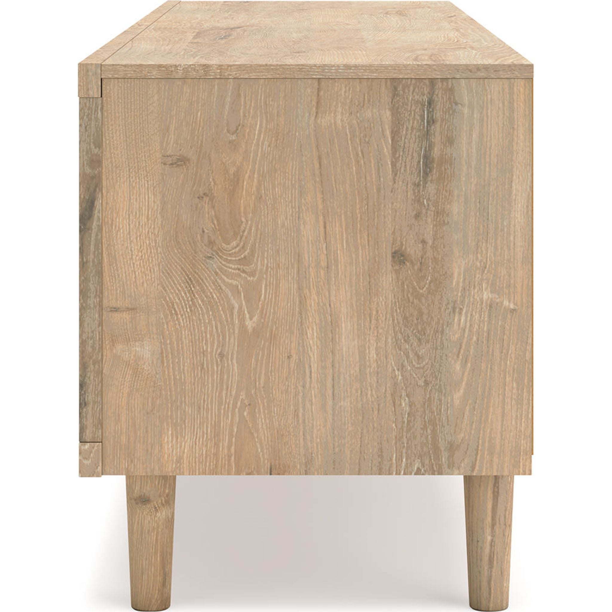 Modern Two-Tone TV Stand for Living Room - Cielden Stylish Entertainment Center with Storage Shelf for Flat Screen TVs up to 65