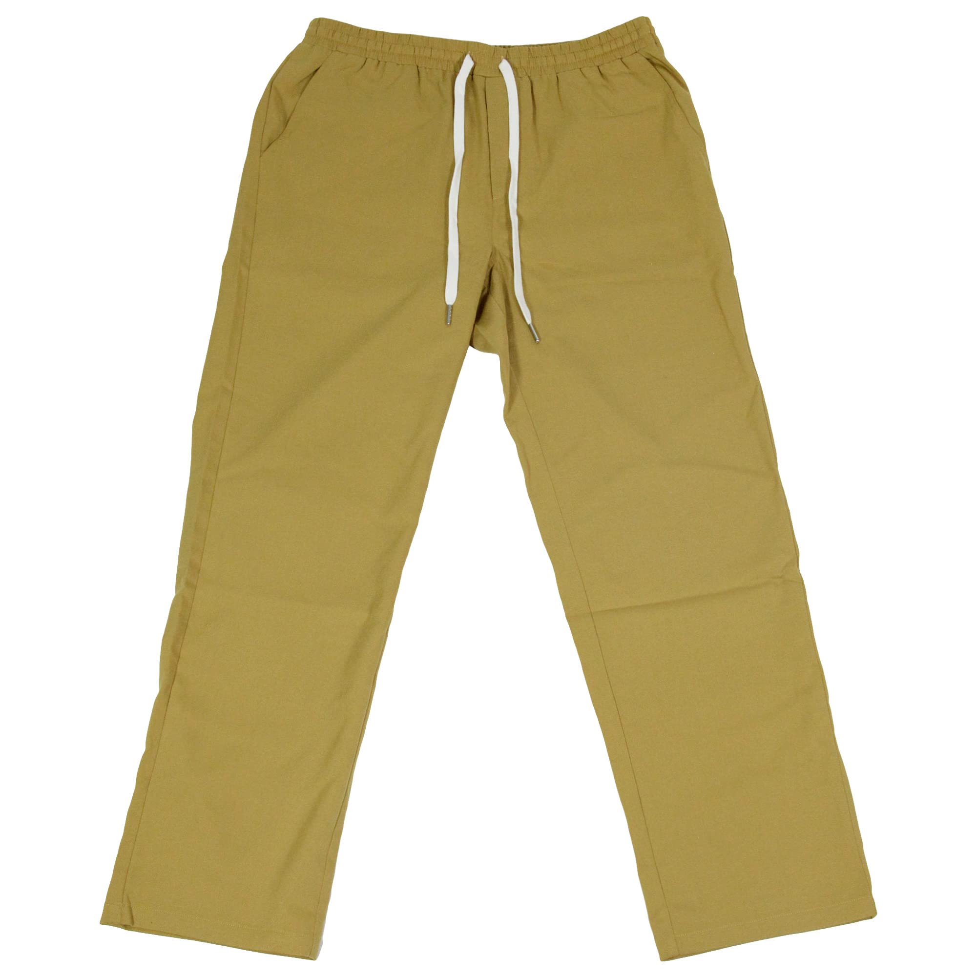 Men's Relax Fit Joggers Thobe Kurta Pants - Comfortable Adjustable Drawstring Lounge Pants for Home, Sleep & Prayer - Cotton Blend Scrubs & Pajama Bottoms for Men