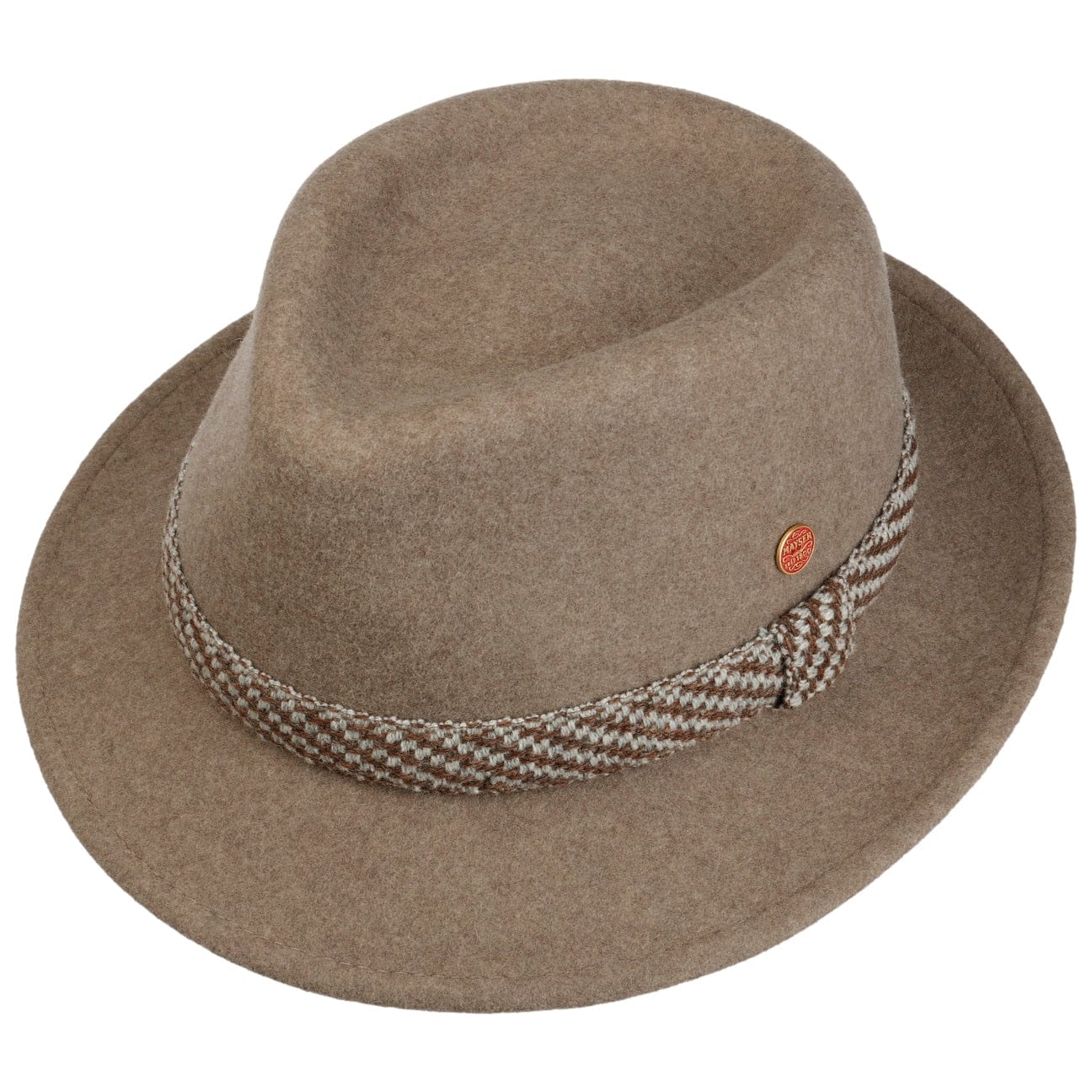 Premium Mayser Maleo Trilby Wool Fedora Hat for Men – Stylish & Comfortable Winter & Fall Fashion Accessory for Outdoor Events & Travel