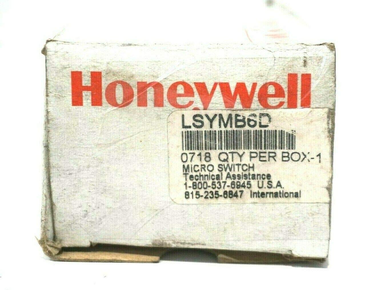Honeywell S&C LSYMB6D Side Rotary Limit Switch - DPDT 2NO/2NC for Industrial Automation & Machine Control