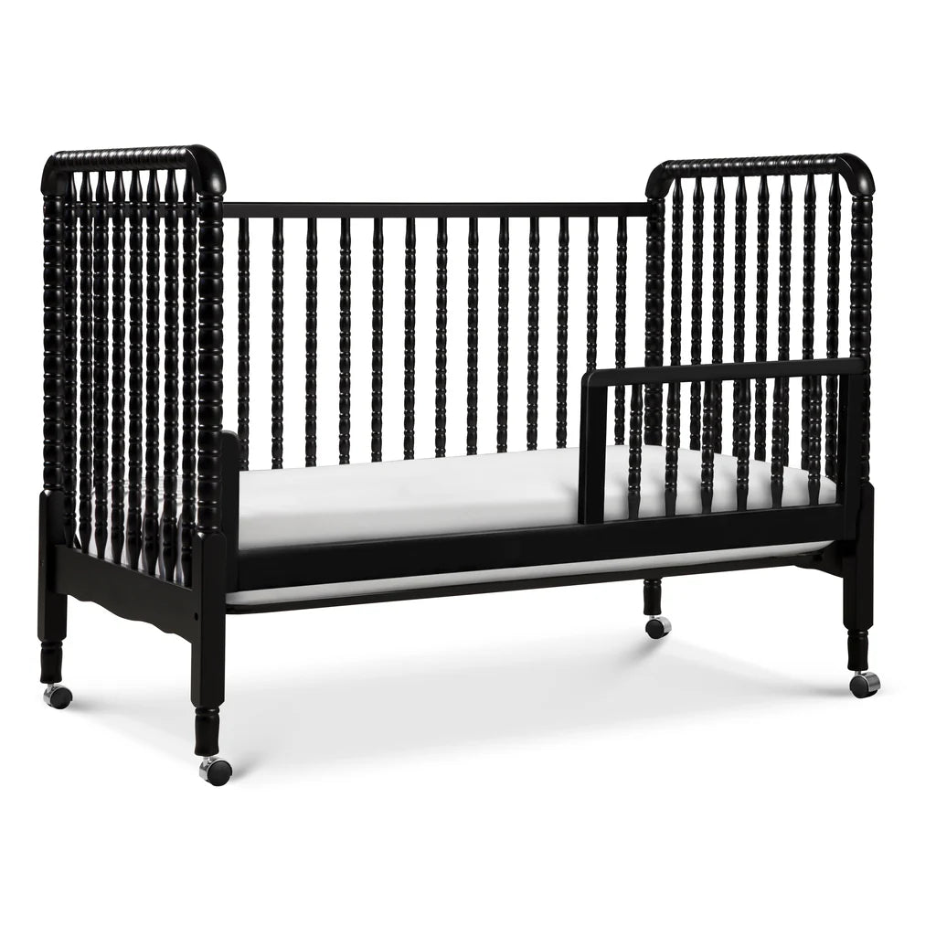 Jenny Lind 3-in-1 Convertible Baby Crib - White Wooden Crib with Toddler Bed & Daybed Conversion - Perfect for Nursery, Bedroom & Guest Room