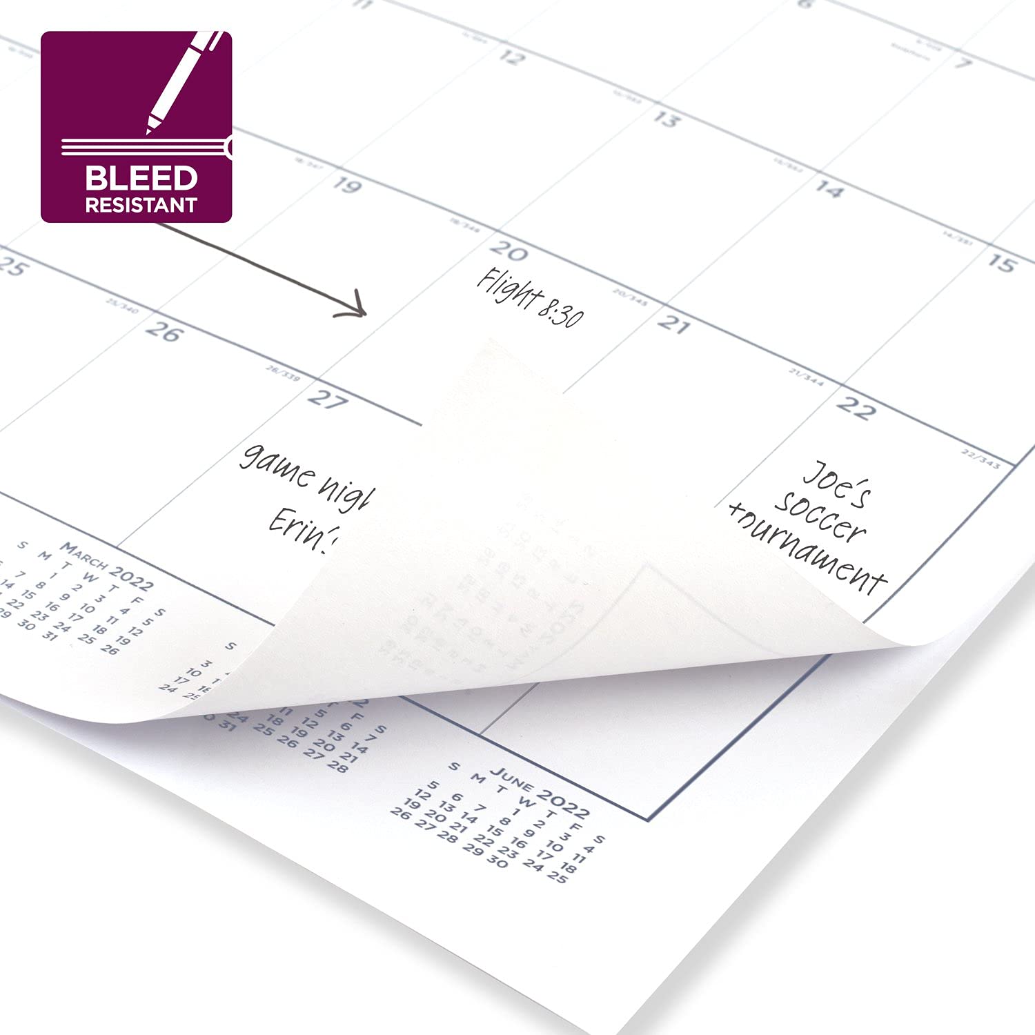 2022 AT-A-GLANCE Monthly Desk Calendar - 21.75