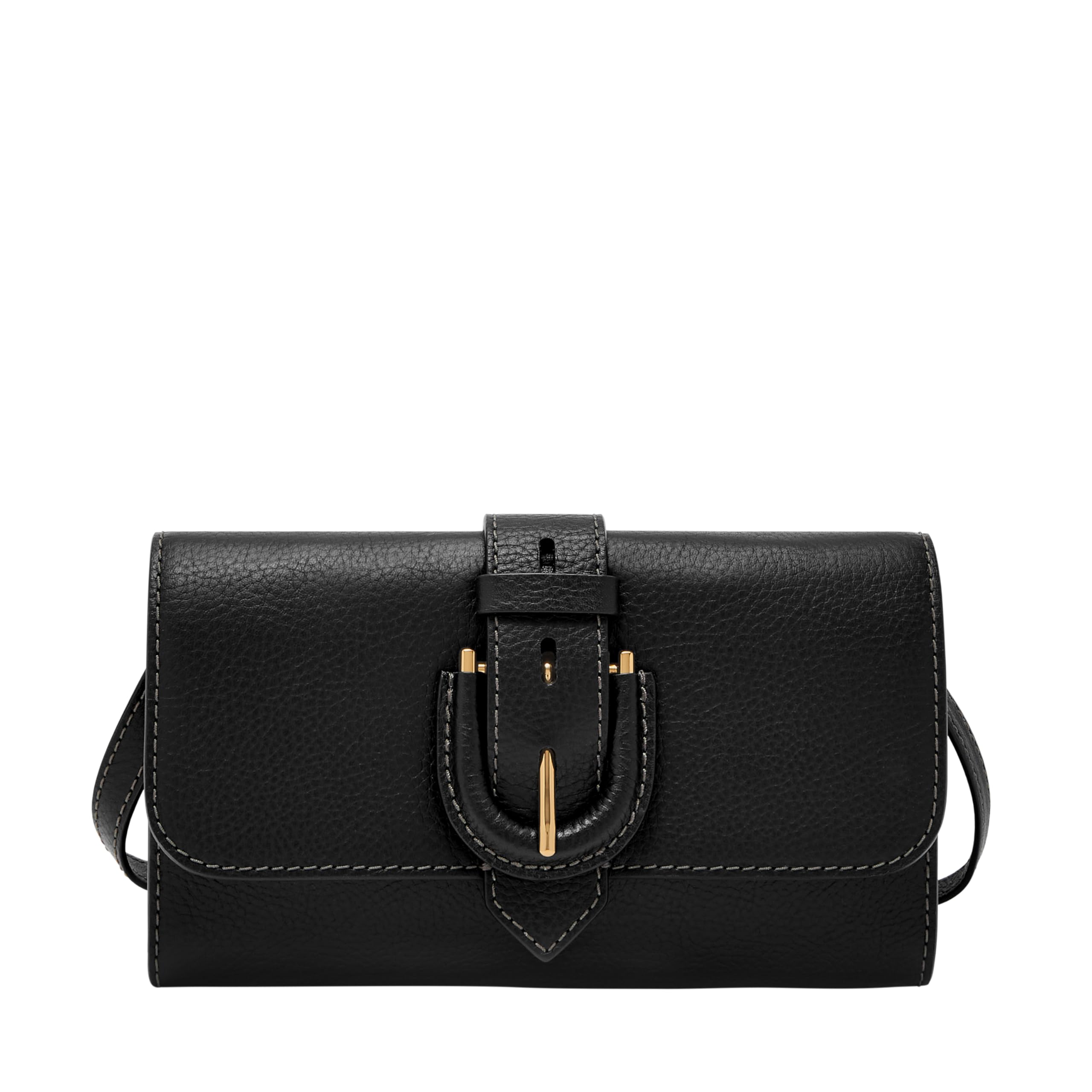 Fossil Harwell Genuine Leather Wallet Crossbody Bag for Women - Stylish RFID-Blocking Purse for Everyday Use, Travel & Shopping