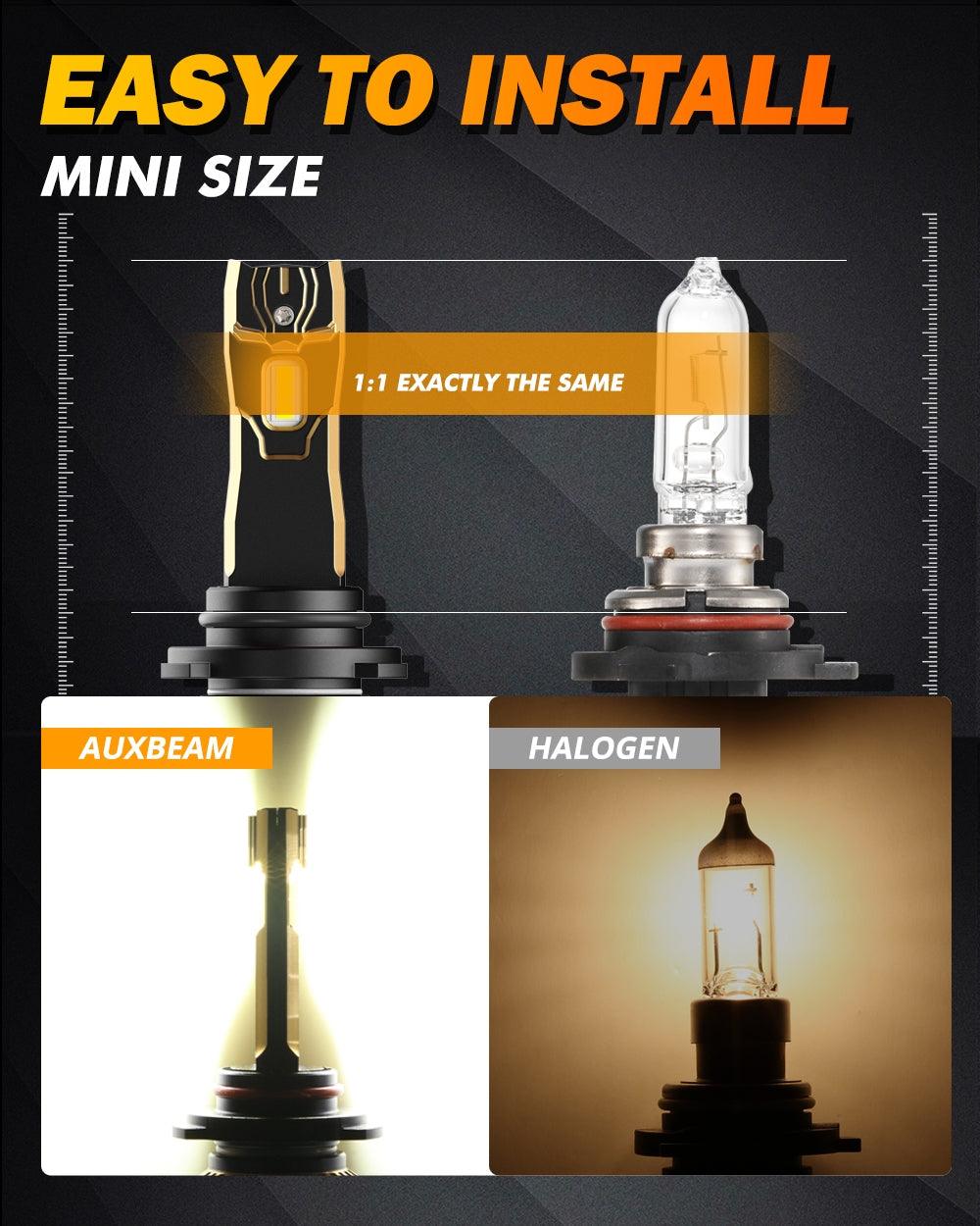 2000-2001 GMC Yukon 9005 9006 LED Headlight Bulbs Kit - High Brightness White Light, Plug & Play Installation - Perfect for Night Driving & Off-Road Adventures