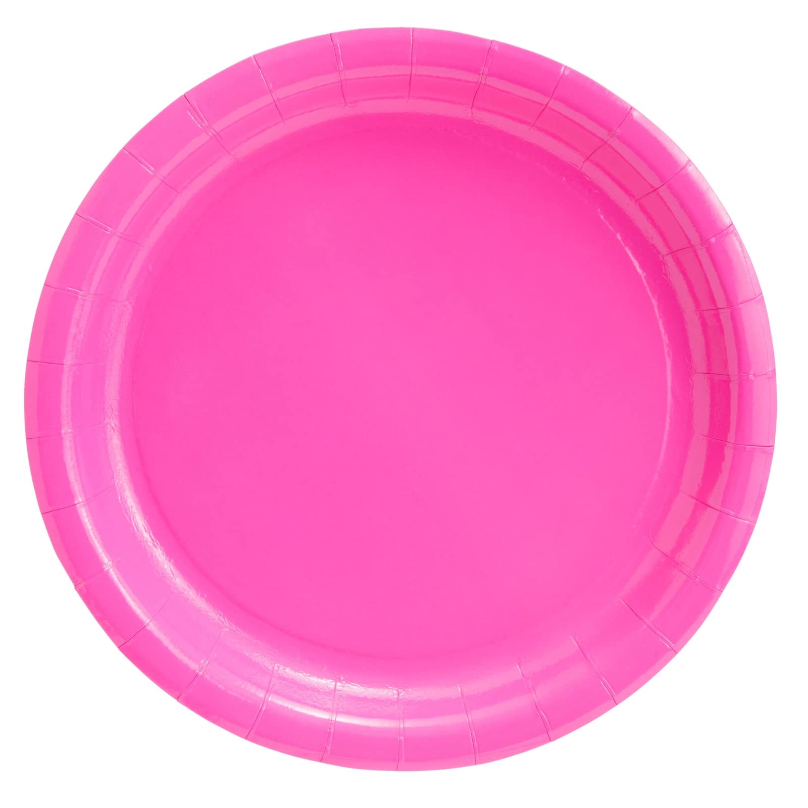 Juvale 72-Piece Hot Pink Party Supplies Set - 24 Paper Plates, 24 Cups, 24 Napkins for Birthday Party Decorations | Perfect for Birthday Celebrations, Baby Showers & Bridal Showers