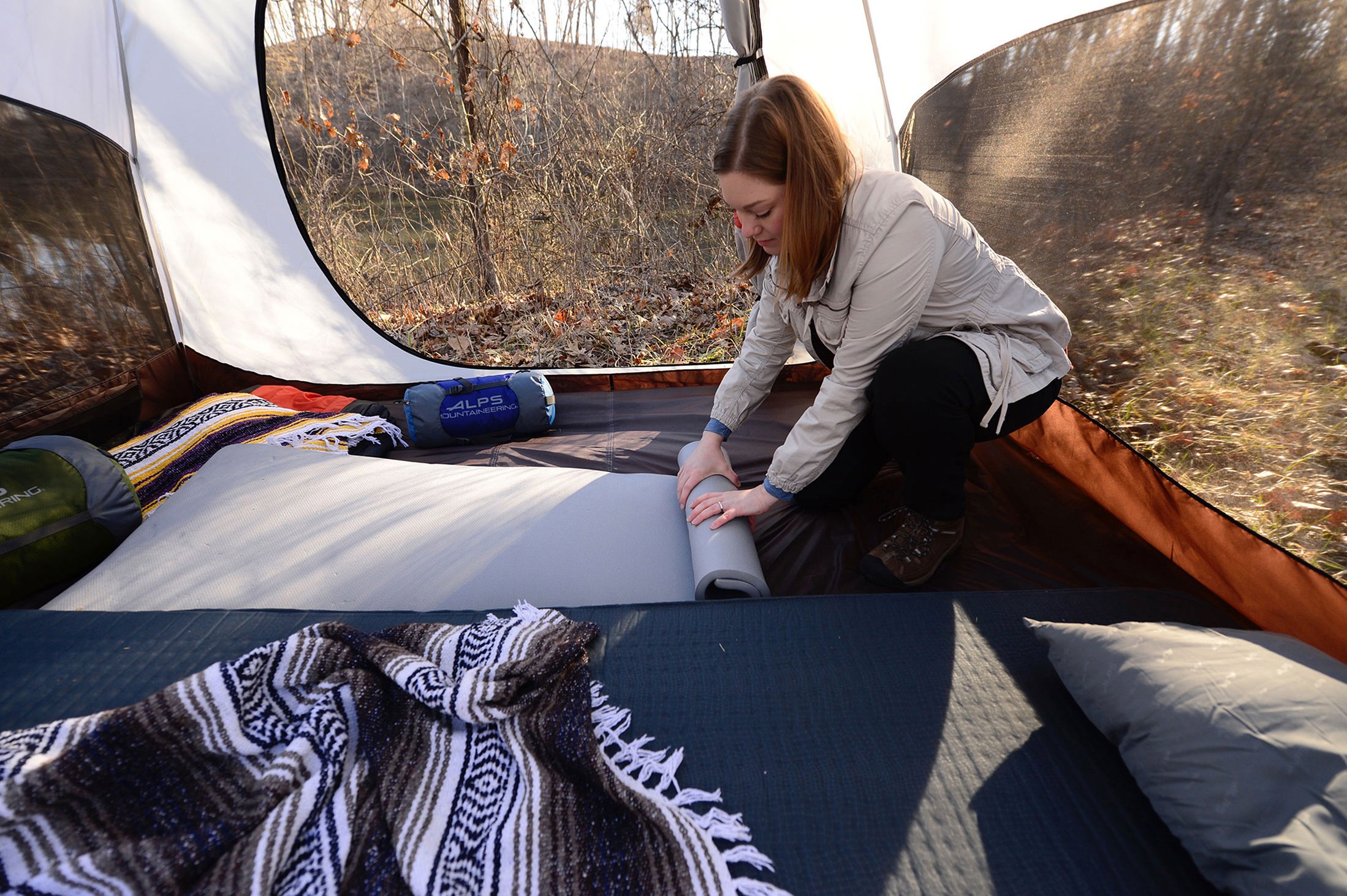 ALPS Mountaineering Foam Sleeping Pad - Lightweight Camping Mat for Backpacking, Hiking & Outdoor Adventures - Perfect for Camping, Picnics & Travel