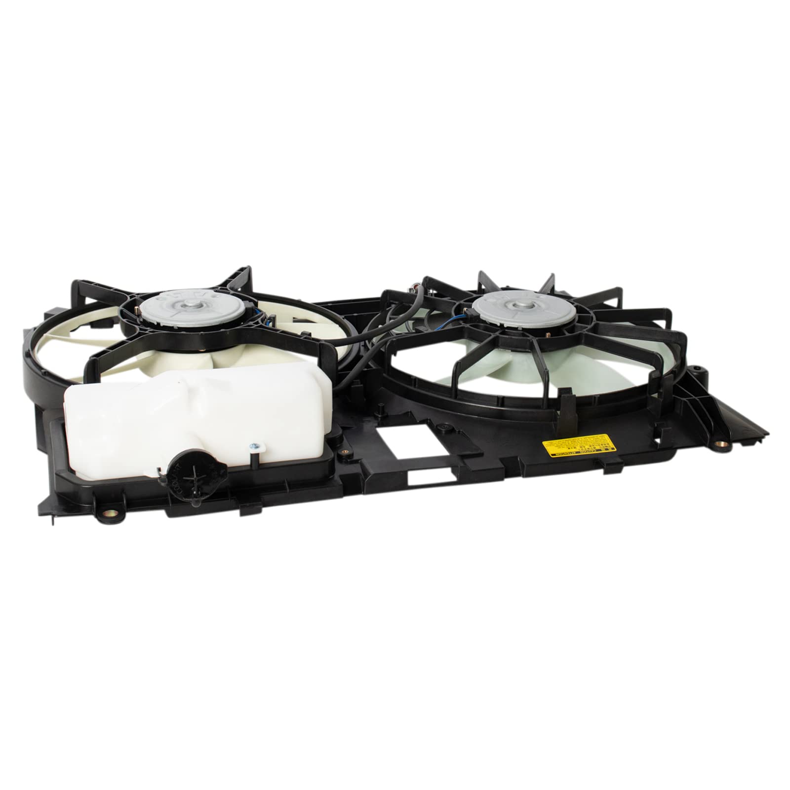 TRQ Radiator Dual Cooling Fan Assembly Compatible with 2007-2009 Lexus RX350 LX3115114 - High Performance Cooling System Replacement for Overheating Prevention - Perfect for Summer Driving and Heavy Traffic Conditions