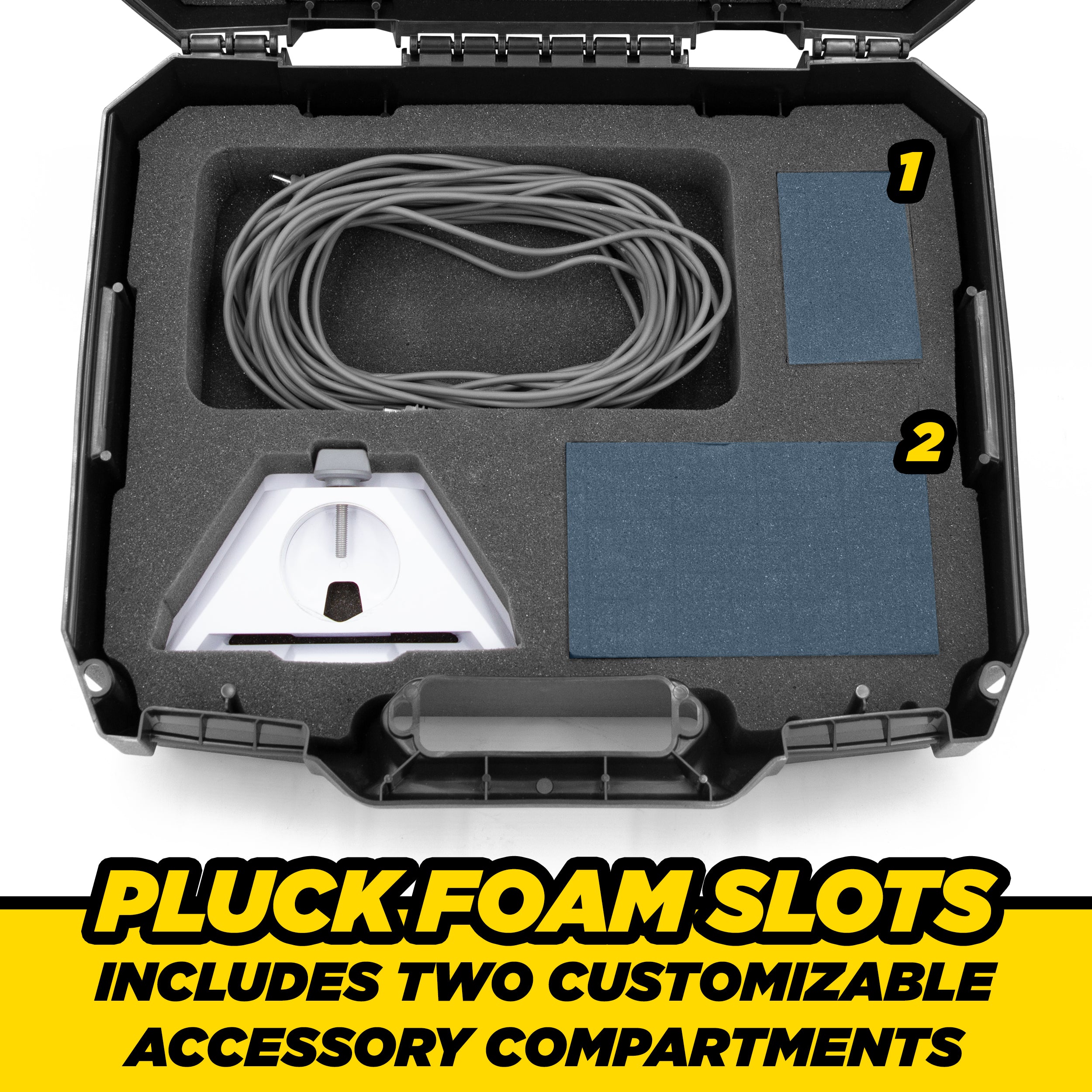 CASEMATIX Hard Shell Travel Case for Starlink Mini Dish Satellite Router & Accessories - Customizable Dual Layer Foam Protection - Perfect for Camping, RV Trips & Outdoor Adventures