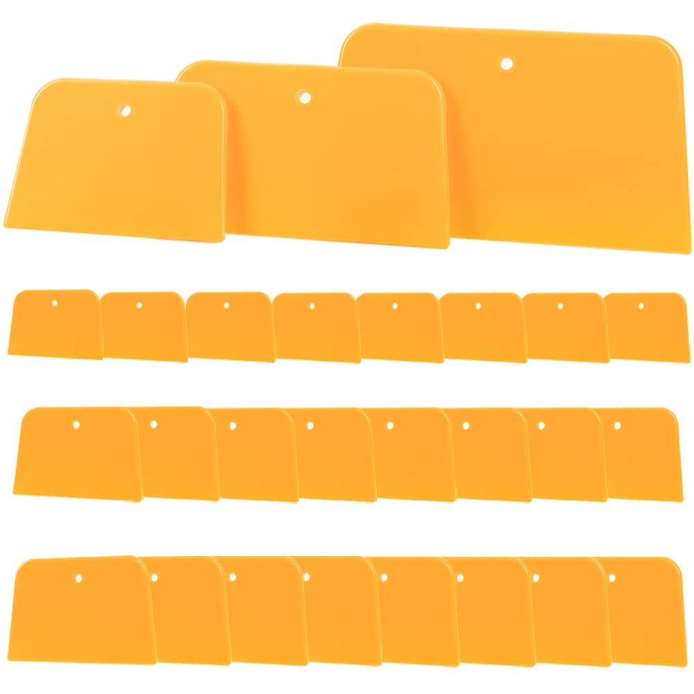TINSKY 27PCS Automotive Body Filler Spreaders Set - 4, 5 & 6 Inch Hard Plastic Putty Spatulas for Car Body Repair, Filler Application & Caulking - Perfect for Auto Body Shops, DIY Car Maintenance & Home Improvement Projects
