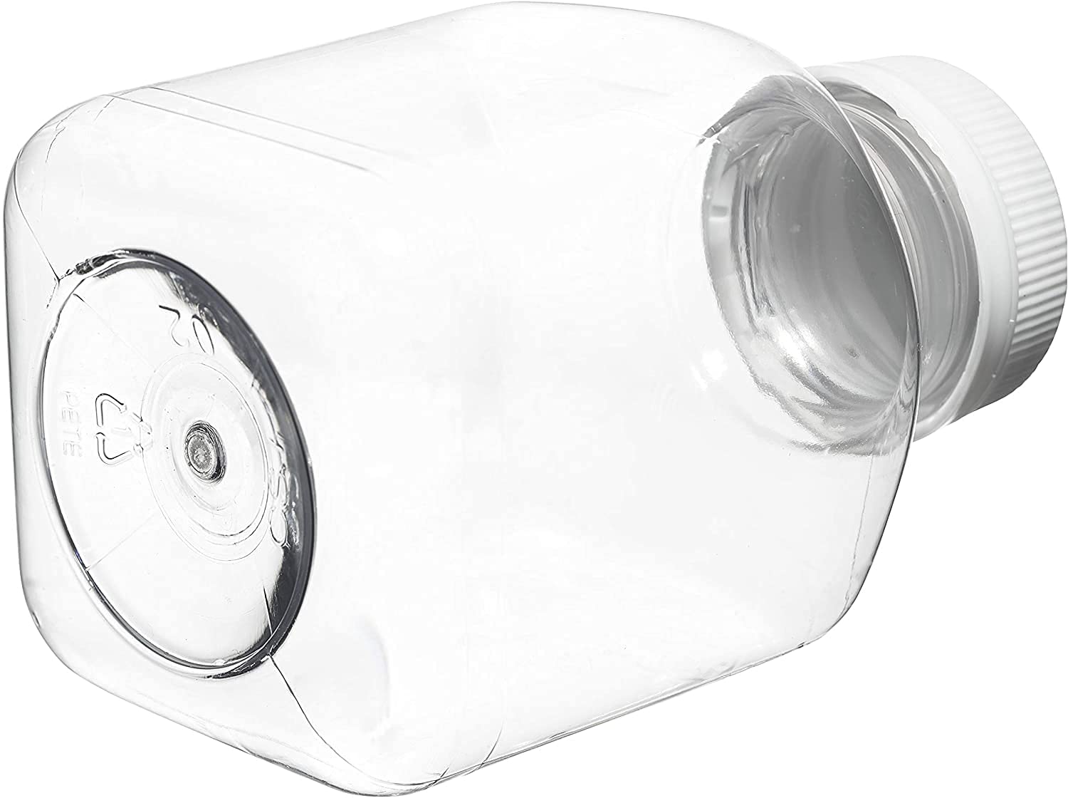 EcoQuality 8oz Clear Plastic Juice Bottles with Tamper Evident Caps - BPA-Free Smoothie & Beverage Containers for Juicing, Meal Prep, Picnics, Restaurants & Home Use (Pack of 160)