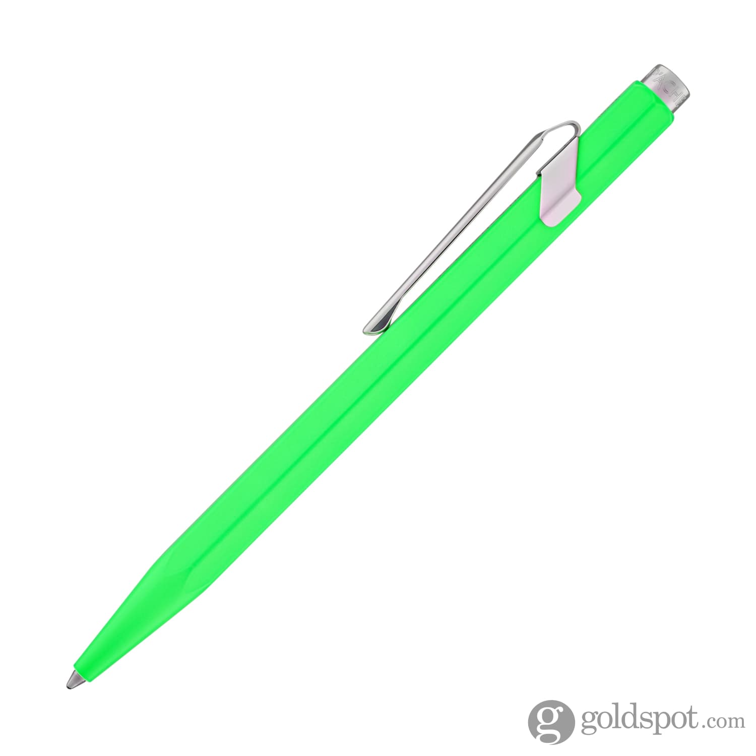 Premium Caran d'Ache 849 Metal Ballpoint Pen - Fluorescent Yellow & Green for Office, School & Gift Giving - Luxury Writing Instrument for Professionals & Students
