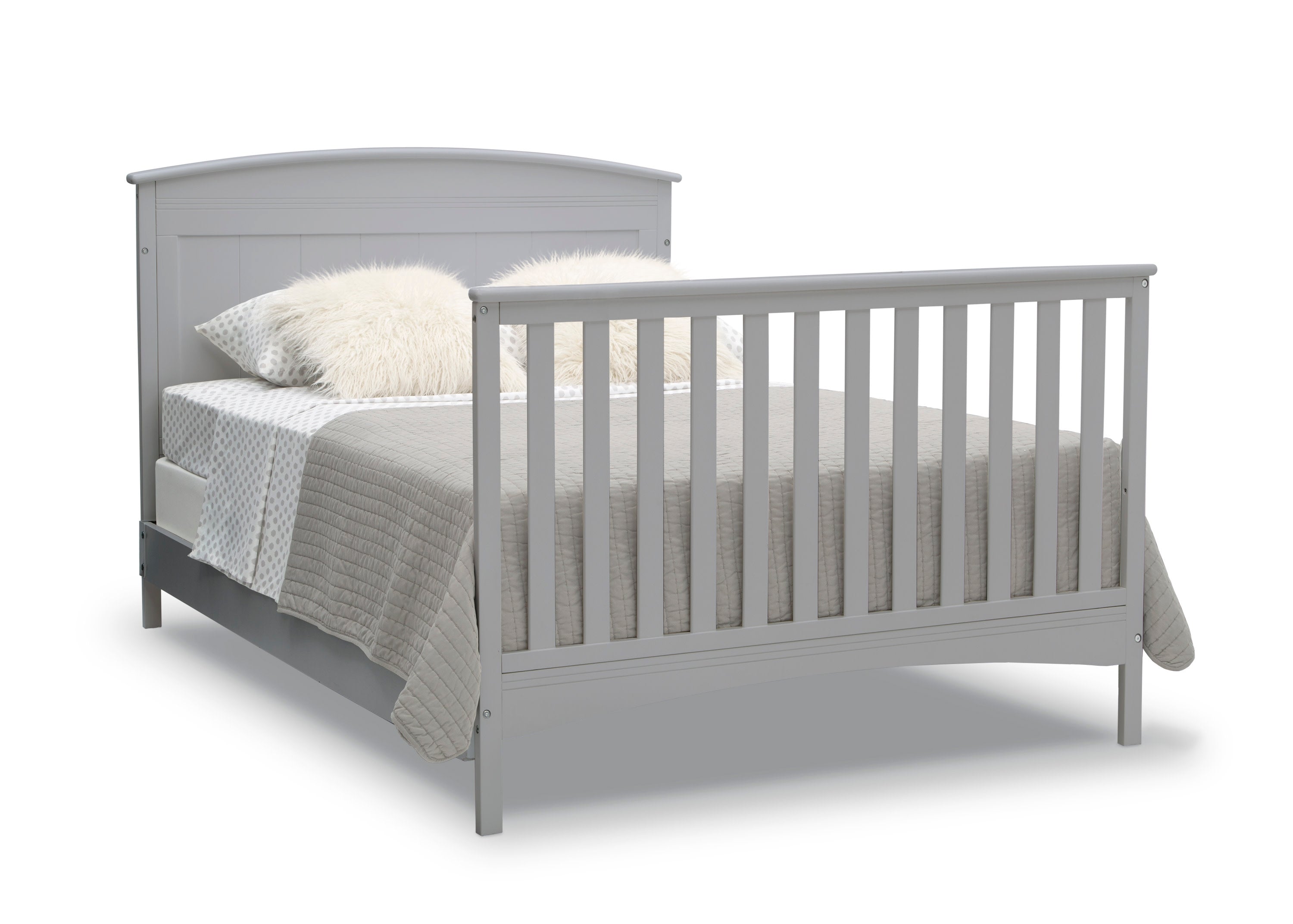 Archer Deluxe 6-in-1 Convertible Baby Crib - Toddler Bed, Daybed & Full-Size Bed - Safe Nursery Furniture for Newborns & Kids - Perfect for Bedrooms, Daycare & Guest Rooms
