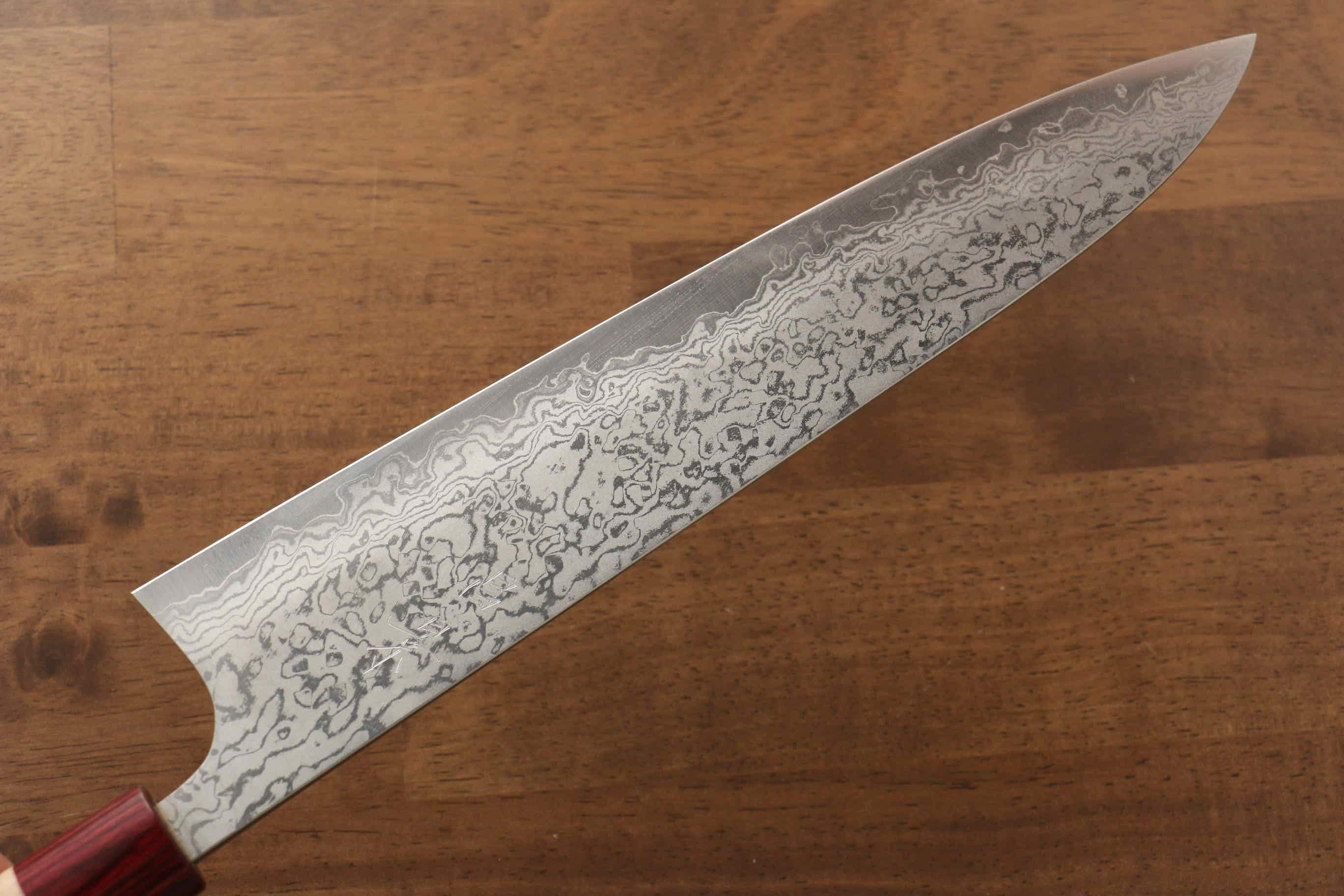 Premium Masakage Kiri VG10 Damascus Gyuto Chef Knife 270mm - Japanese Magnolia Wood Handle - Professional Kitchen Knife for Slicing, Dicing & Meat Cutting