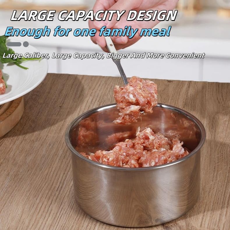 Premium Stainless Steel Meatball Maker Tool - Manual 6/12 Ball Press Machine for Perfect Homemade Meatballs | Durable Kitchen Gadget for Italian, Swedish, and Asian Cuisine | Ideal for Meal Prep, Party Cooking & Family Dinners