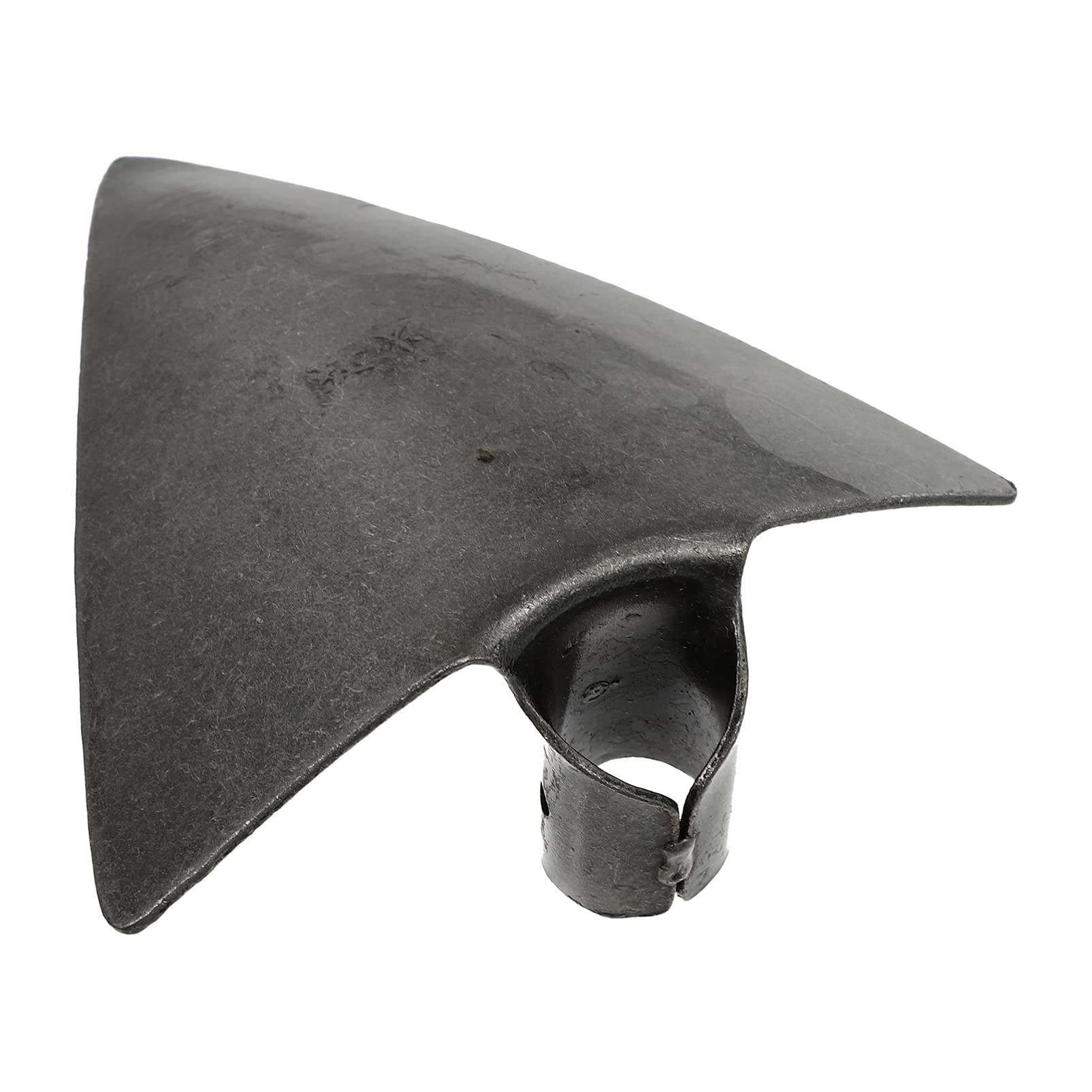 DOITOOL Triangle Hoe Head - Heavy Duty Steel Gardening Hoe for Digging and Weeding - 27x20cm Round Eye Replacement Hoe Head (Black) - Perfect for Vegetable Gardens, Flower Beds, and Farmland Maintenance