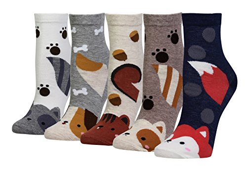 Multicolor- Squirrel Raccoon Fox