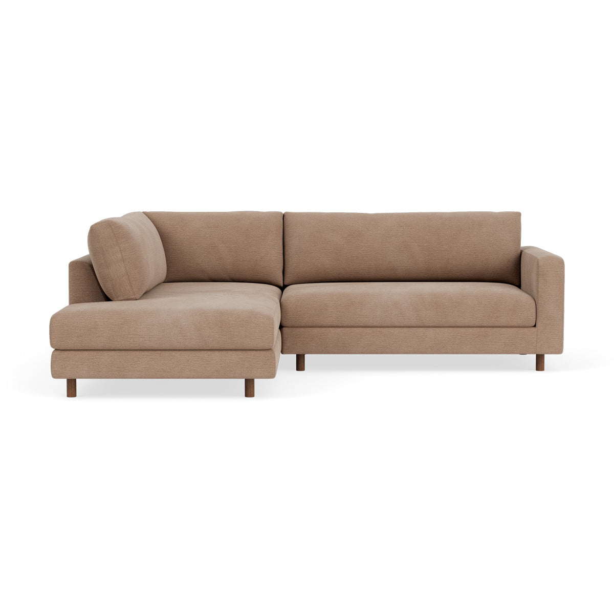 Douglas Fabric Left Corner Sofa - Modern L-Shaped Sectional Couch for Living Room, Lounge & Small Spaces | Comfortable & Stylish Home Furniture