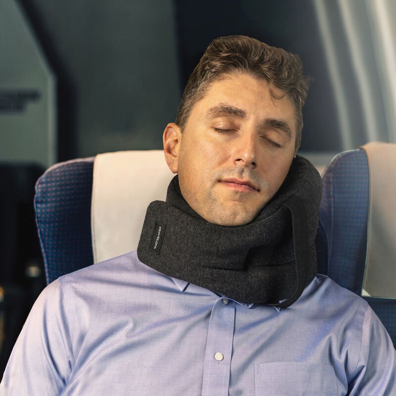 Travelon Somniwrap Travel Pillow - Comfortable & Supportive Neck Pillow for Airplane, Car & Train Travel - Perfect for Long Flights, Road Trips & Commuting
