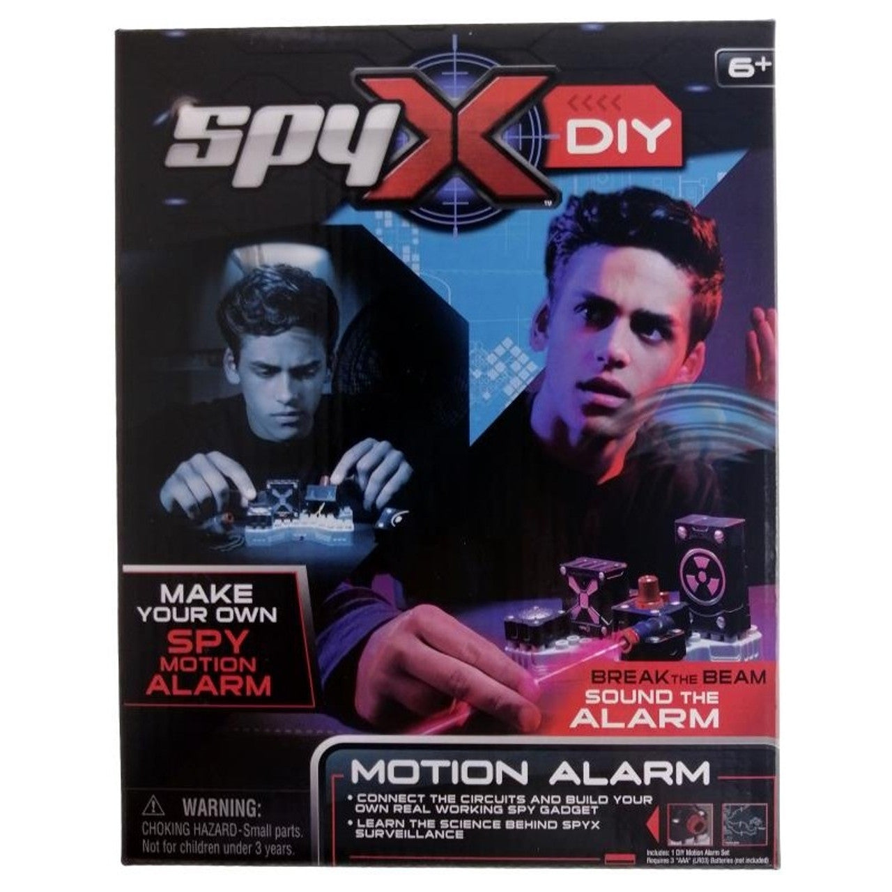 SPY X DIY Motion Alarm Kit - Build Your Own Security System for Home, Office & Outdoor Use