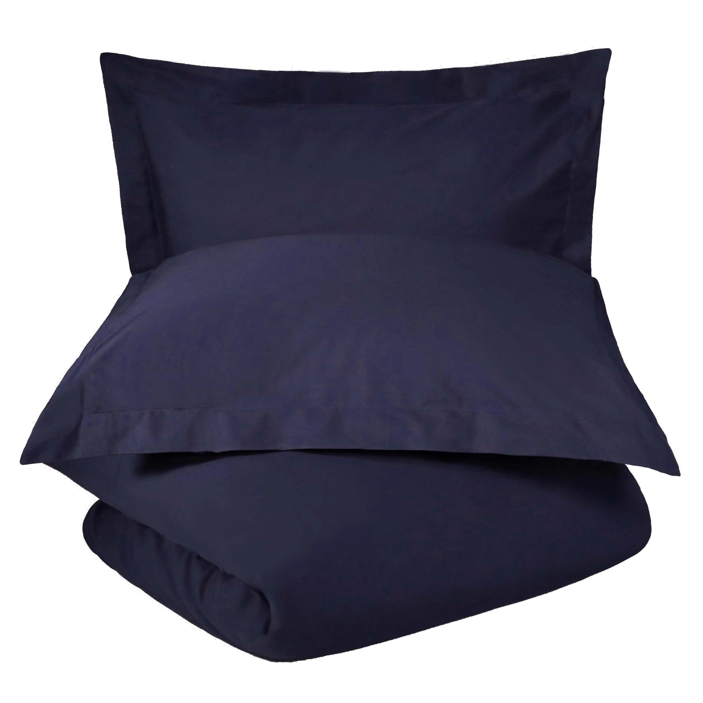 Premium 100% Cotton Percale Duvet Cover Set - Soft & Breathable Bedding for Modern & Traditional Bedrooms - Perfect for Home, Hotel, and Guest Room Decor