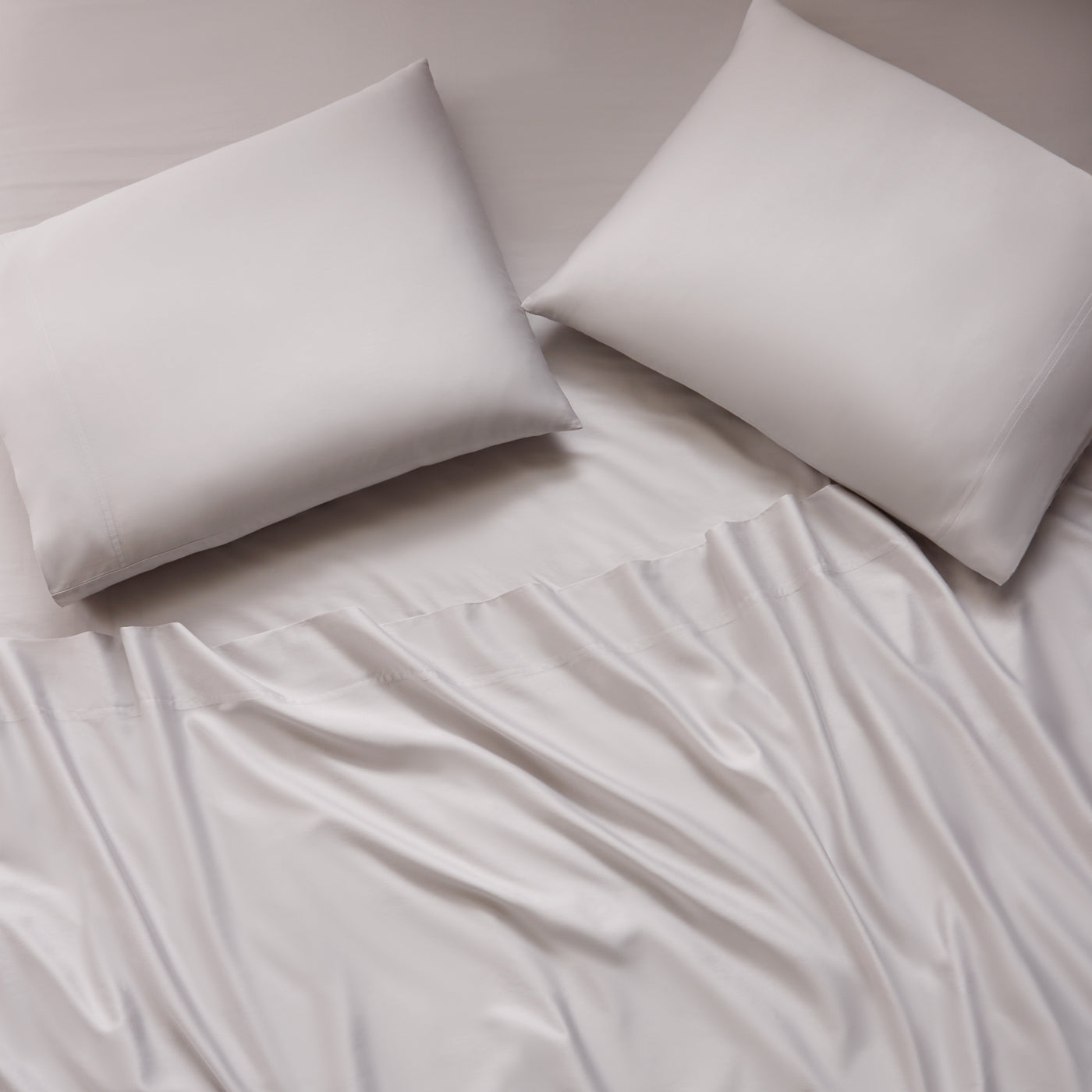 Luxury Soirée Sateen Sheet Set - 100% Cotton Bed Sheets, Deep Pocket, Wrinkle & Fade Resistant - Perfect for Master Bedroom, Guest Room & Hotel Use
