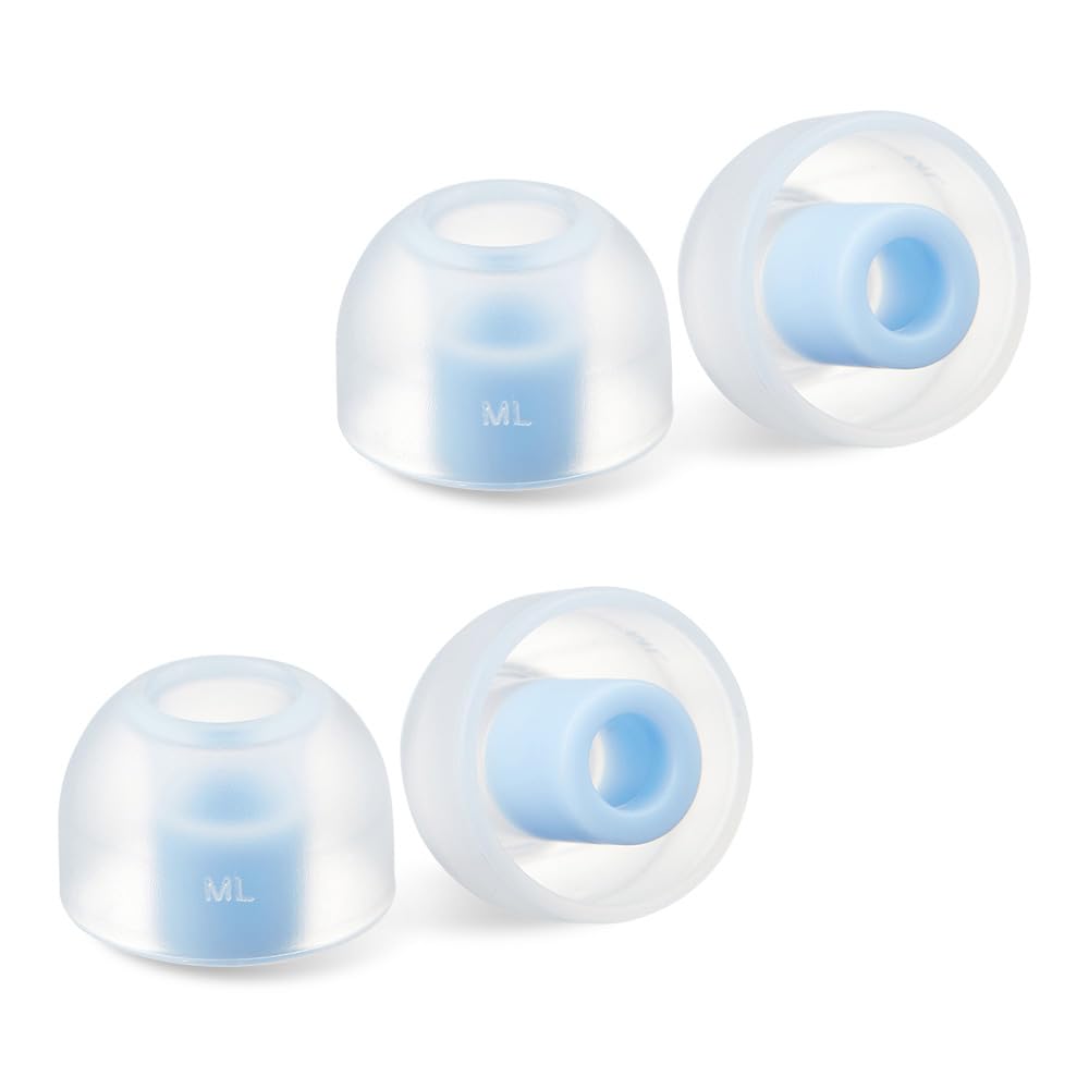 AZLA SednaEarfit Origin (ML) - Premium Noise Isolating Earbud Tips for Wired & Wireless Headphones - Compatible with AirPods Pro, Bose, Sony & More - Perfect for Travel, Workouts & Noise Cancellation