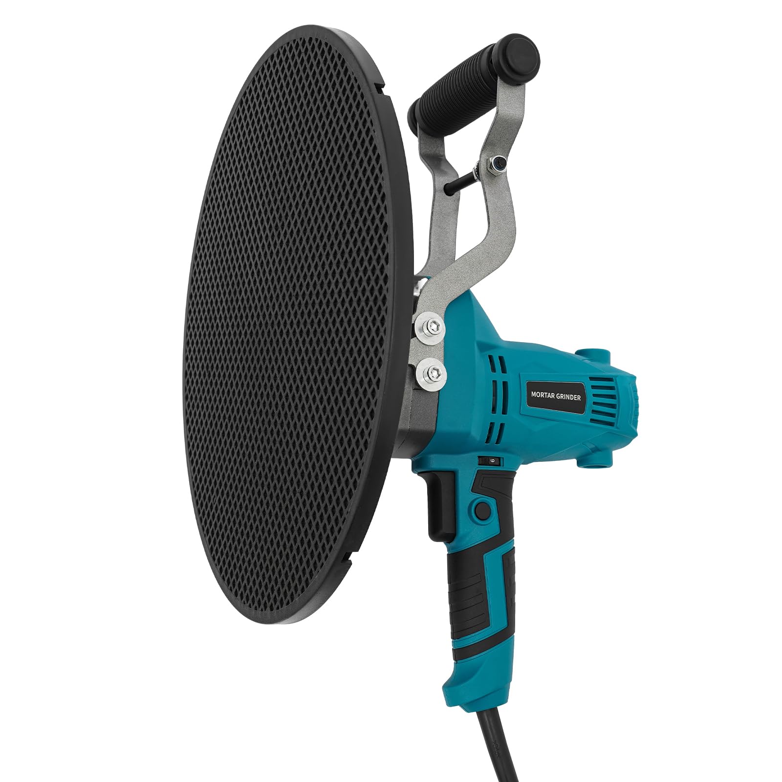 850W Electric Concrete Sander - Variable Speed 50-100RPM Handheld Drywall Sander with 16-Inch Sanding Pad for Ceiling, Cement, Mortar & Plaster | Perfect for Wall Polishing & Surface Preparation in Construction & DIY Projects
