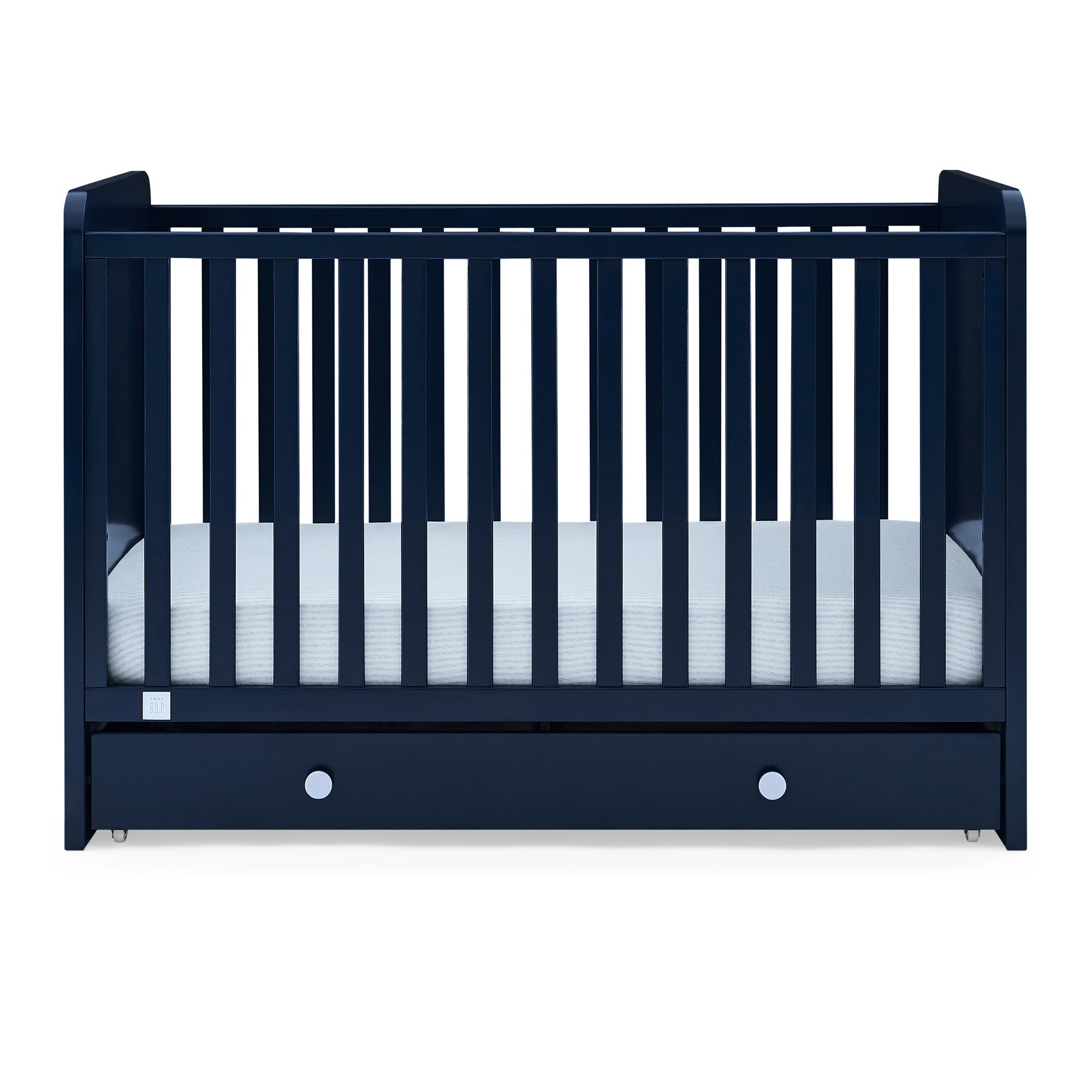 BabyGap Graham 4-in-1 Convertible Crib with Storage Drawer - Nursery Furniture for Newborns to Toddlers - Perfect for Small Spaces & Modern Nurseries