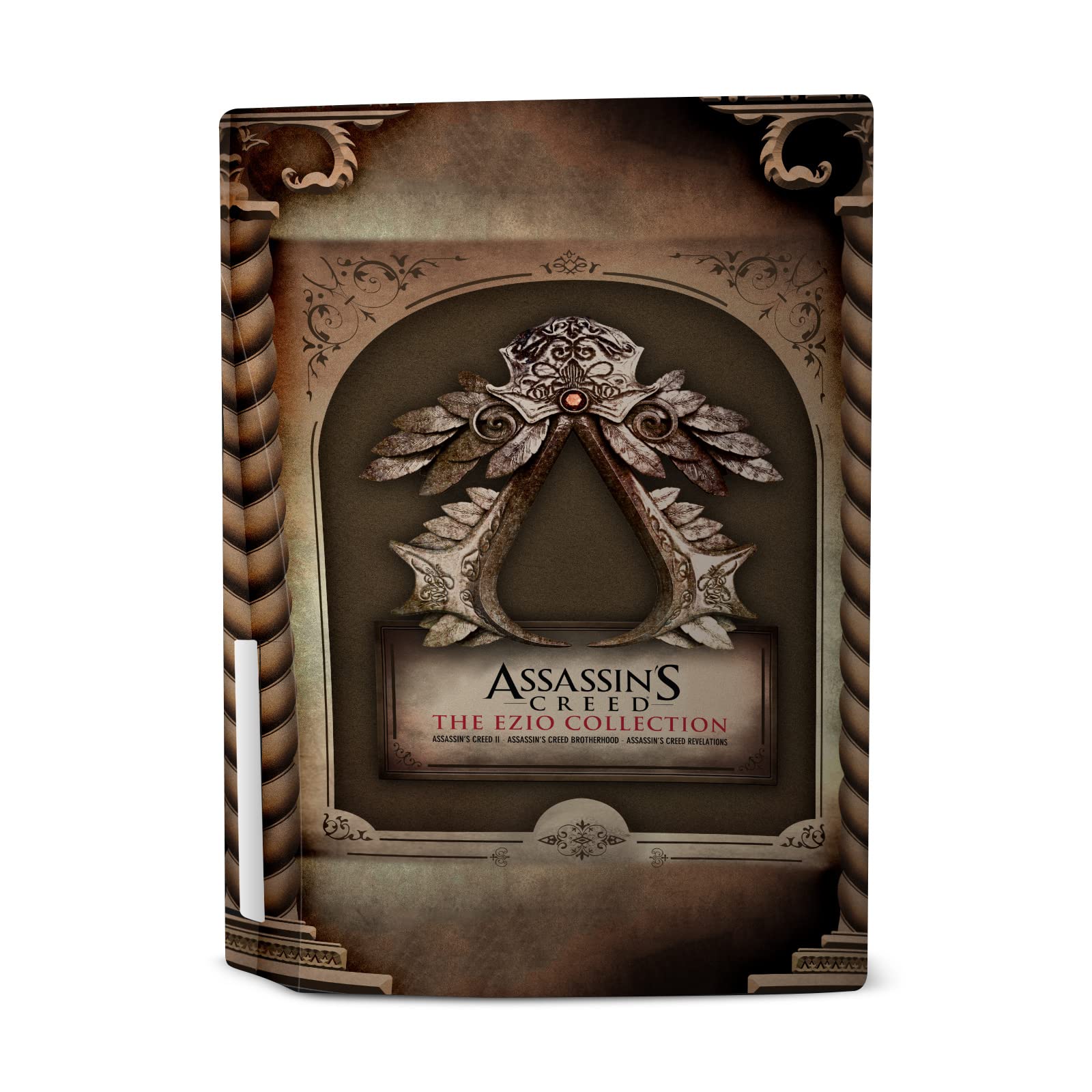 Officially Licensed Assassin's Creed Belt Crest II Vinyl Skin for PS5 Disc Edition - Matte Gaming Decal Cover Compatible with Sony PlayStation 5 Console - Perfect for Gaming Enthusiasts & Collectors
