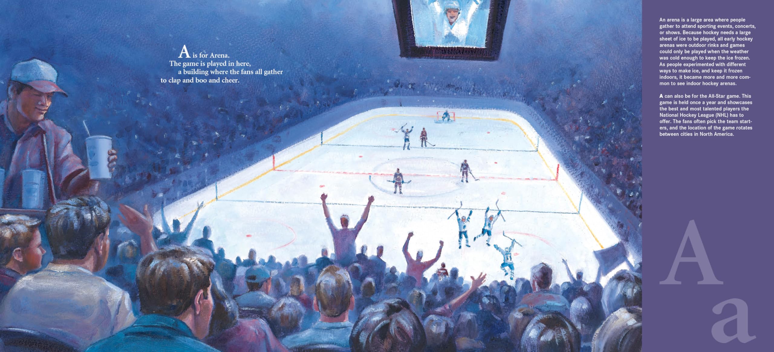 Z is for Zamboni: A Hockey Alphabet Book for Kids | ABC Learning & Sports Education | Perfect for Young Hockey Fans & Classroom Reading