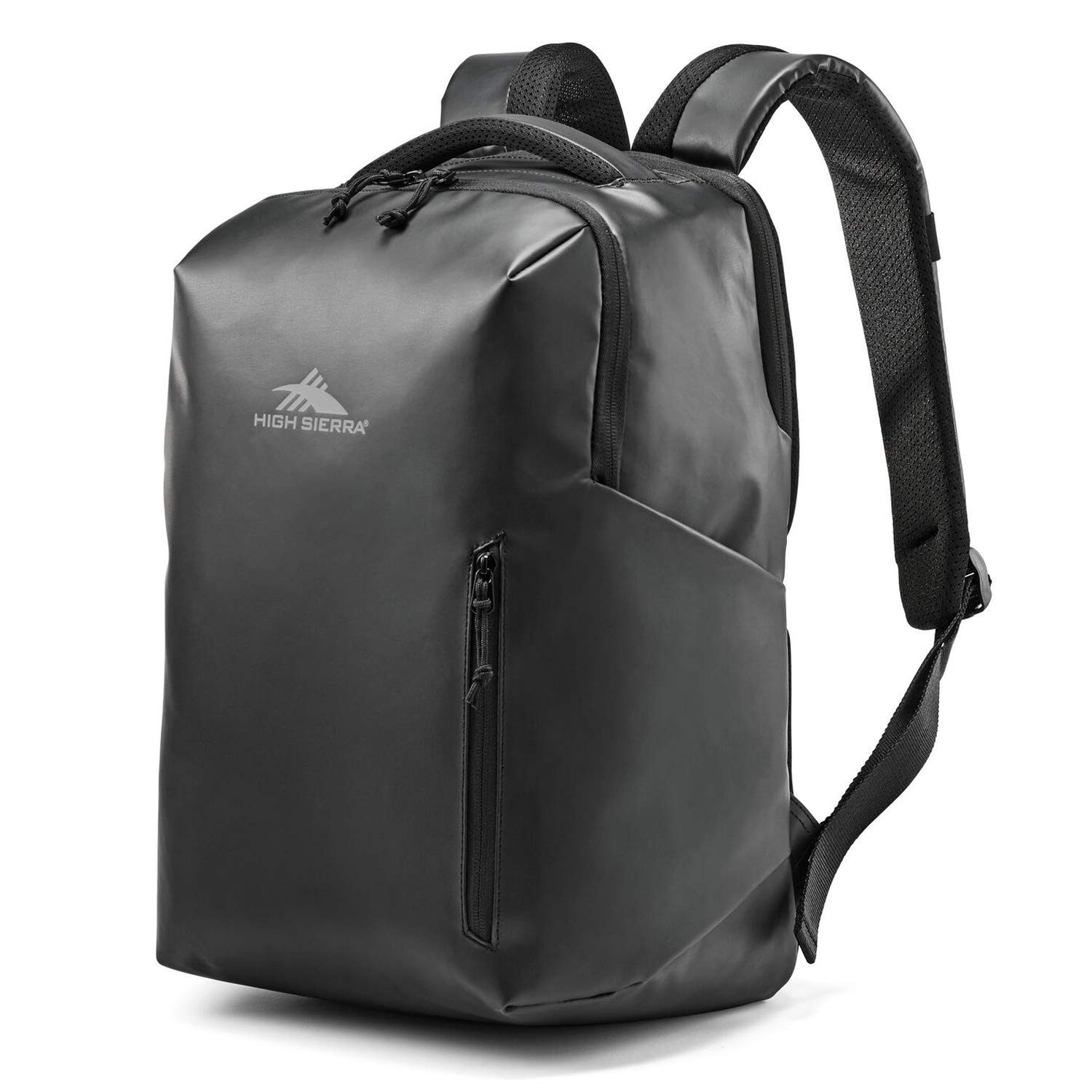 High Sierra Rossby Daypack - Lightweight Travel Laptop Backpack for Men & Women, 17 Inch Laptop Compartment, Durable Black Hiking Backpack for Work, School, College & Outdoor Adventures