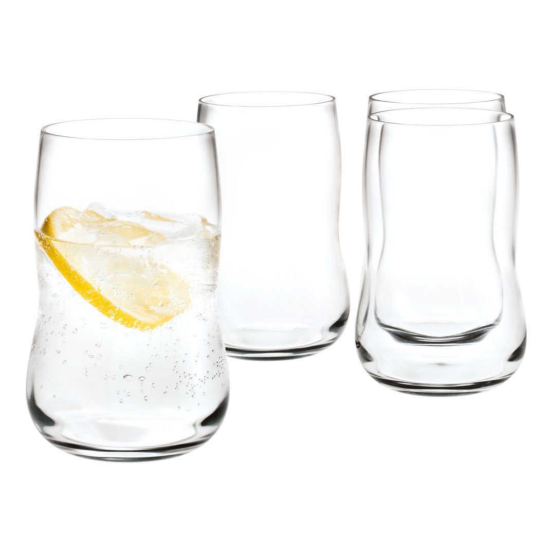 Future Large Tumbler Set of 4 - 20oz Stainless Steel Insulated Cups with Lid & Straw - Perfect for Iced Coffee, Smoothies & Cold Drinks at Home, Office or Travel