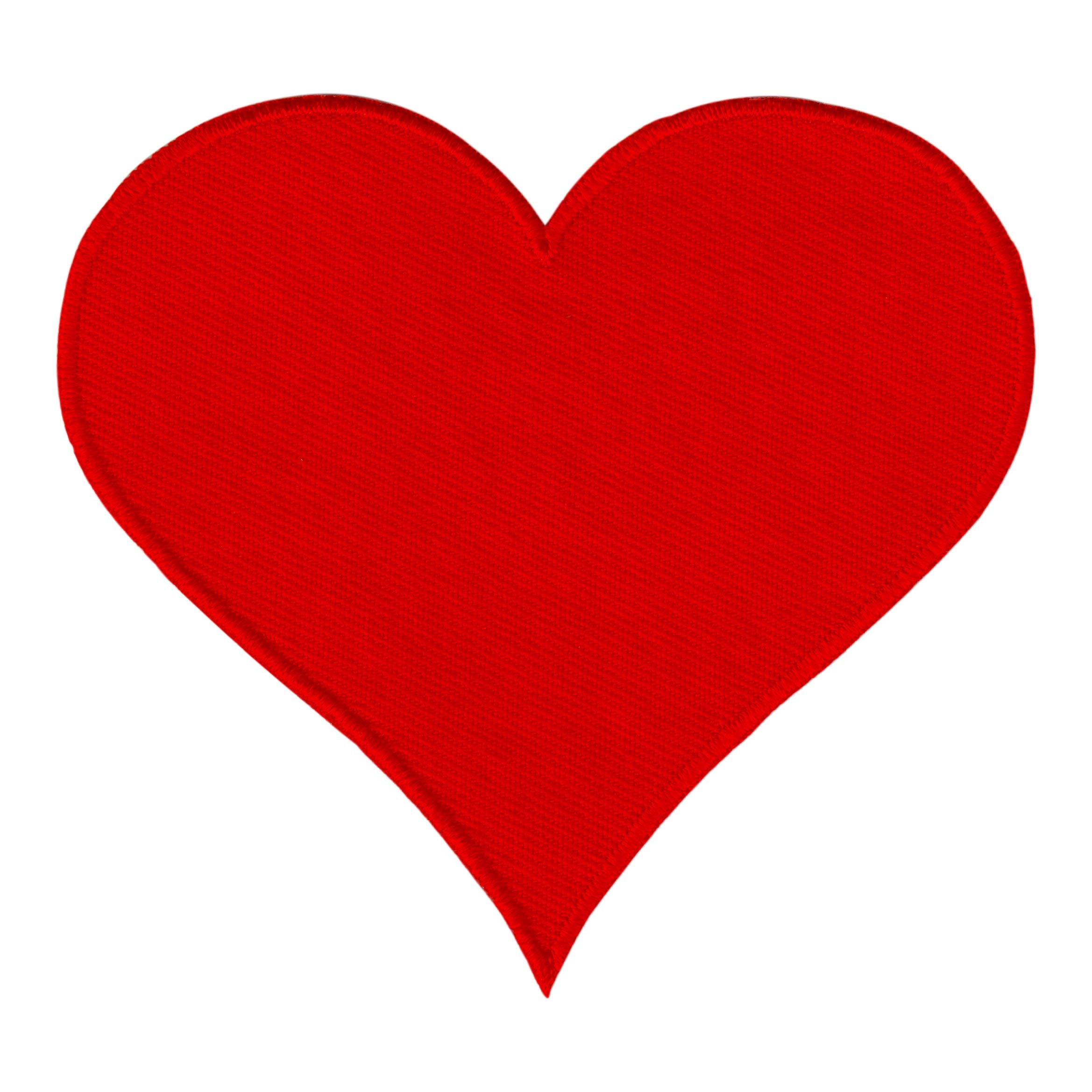 Heart Iron On Patch for Kids - Embroidered Applique for Clothes, DIY Sew On Patches for Jackets, Jeans & Backpacks - Perfect for School, Gifts & Craft Projects