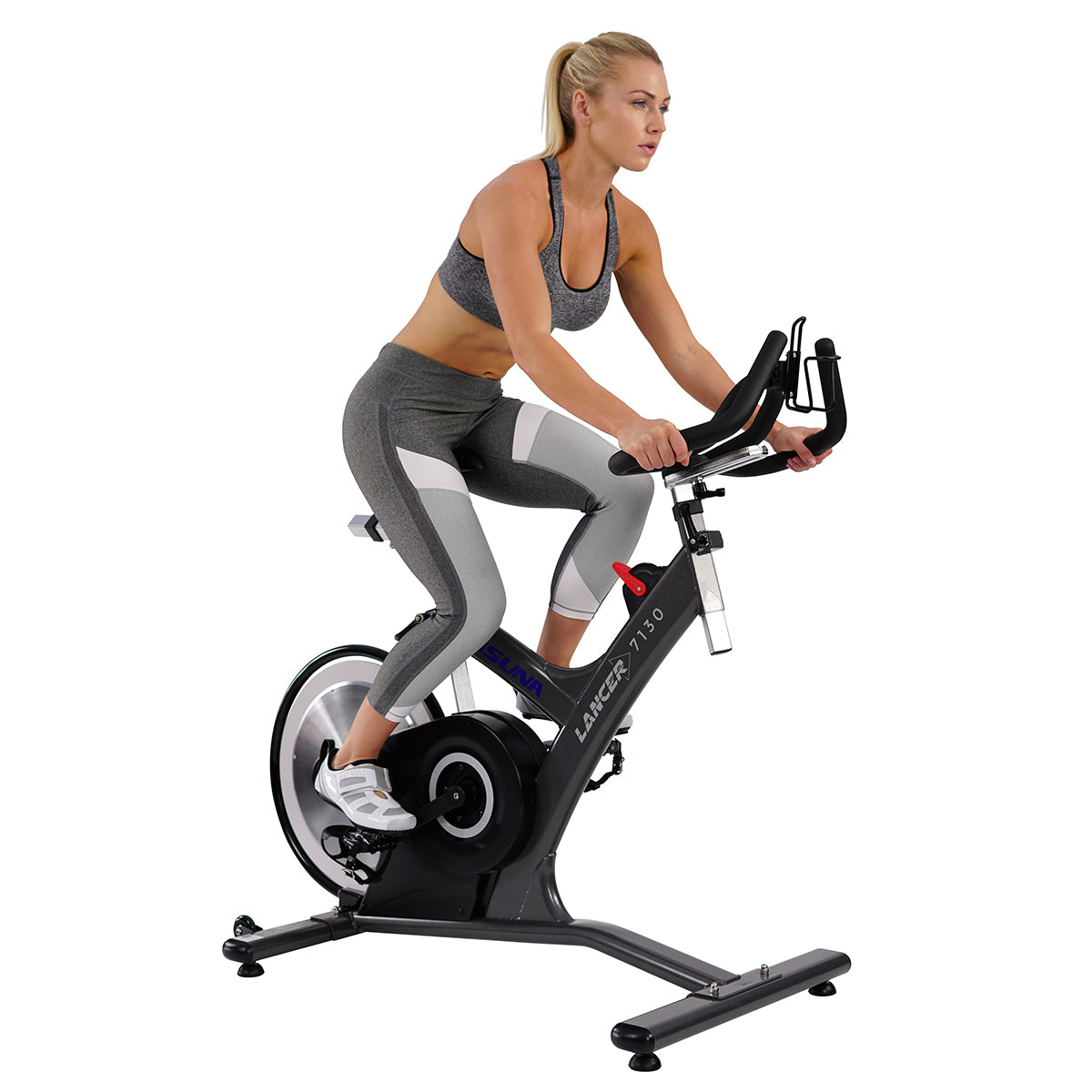 Asuna Lancer Rear Flywheel Commercial Exercise Bike - Heavy Duty Indoor Cycling Bike for Home & Gym Use - Perfect for Cardio Workouts & Weight Loss