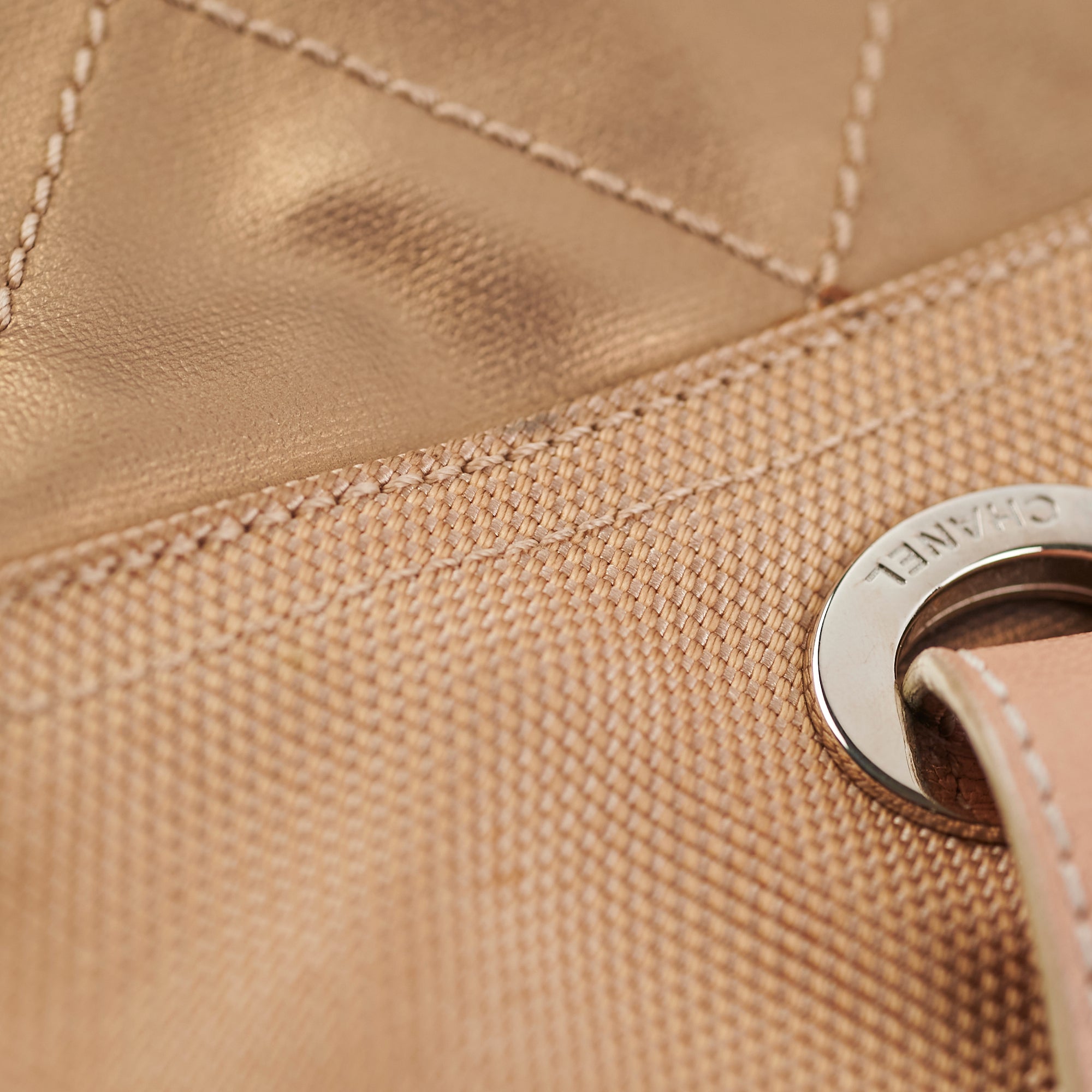 Chanel Bronze Leather Tote Bag for Women - Luxury Designer Handbag for Work, Travel & Everyday Use