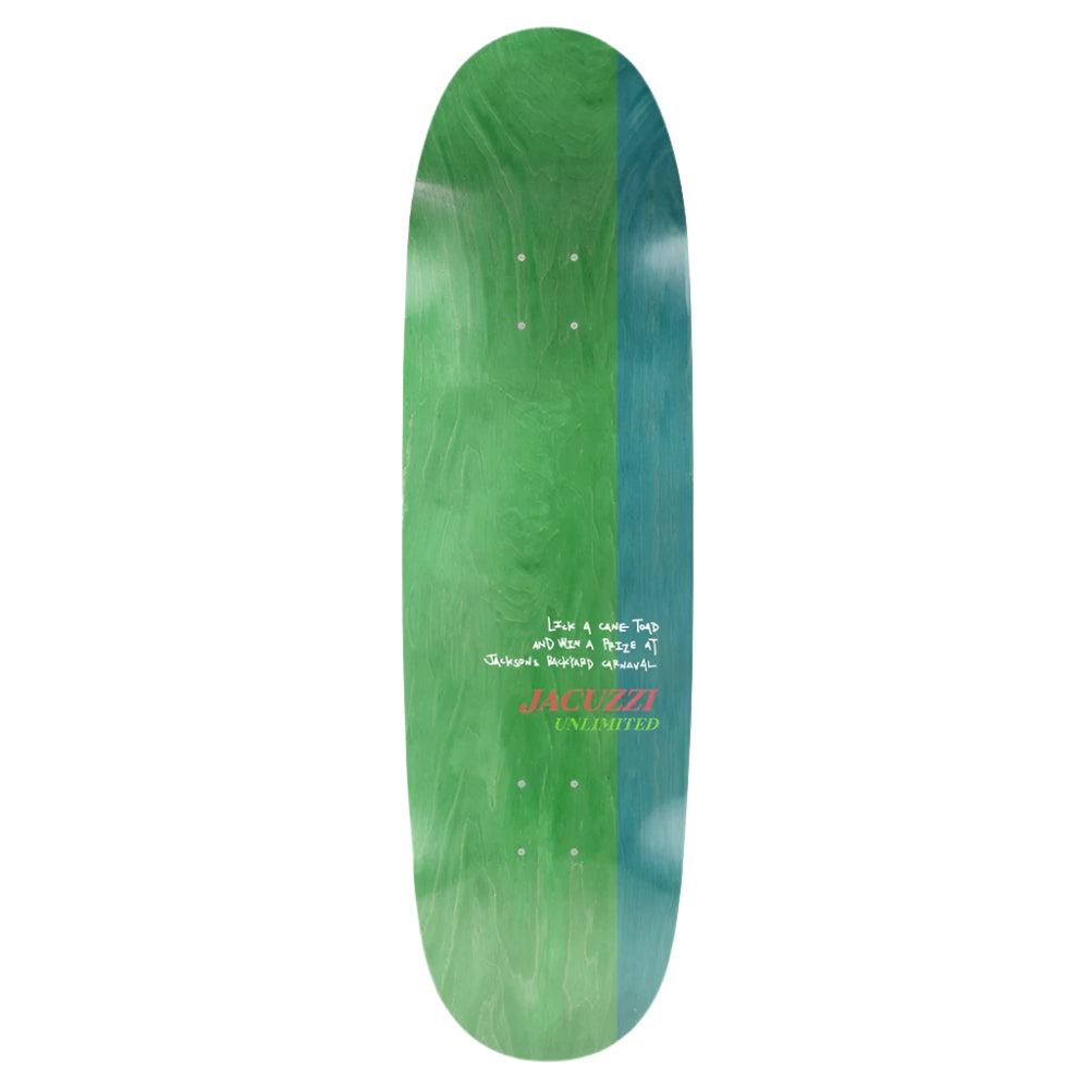 Jacuzzi Toadadelic EX7 Skateboard Deck - Premium 7-Ply Maple Wood for Smooth Rides - Perfect for Street Skating, Tricks & Commuting