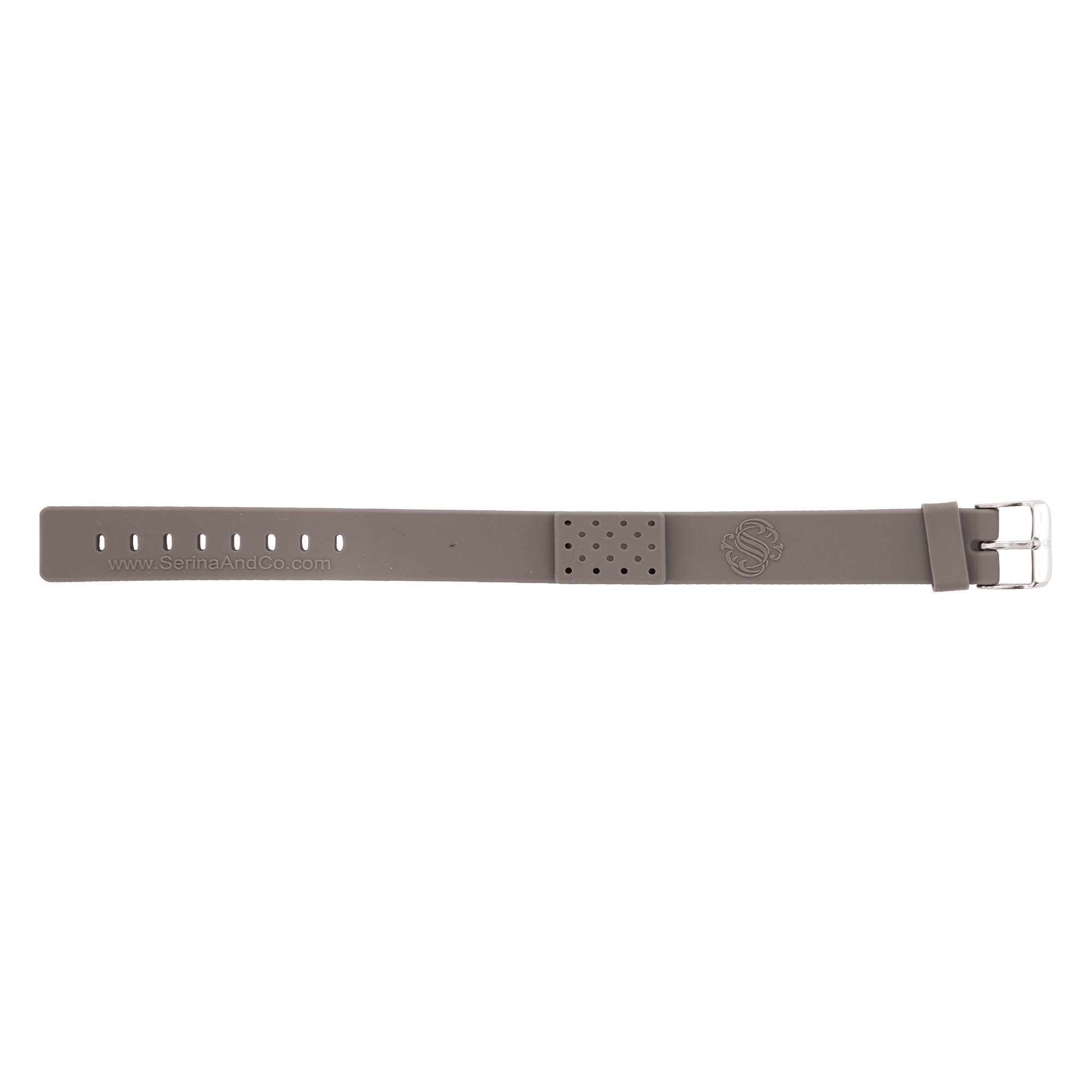 Aromatherapy Essential Oil Diffuser Bracelet for Women & Men - Grey | Stress Relief, Yoga, Meditation, Fitness & Travel Accessory
