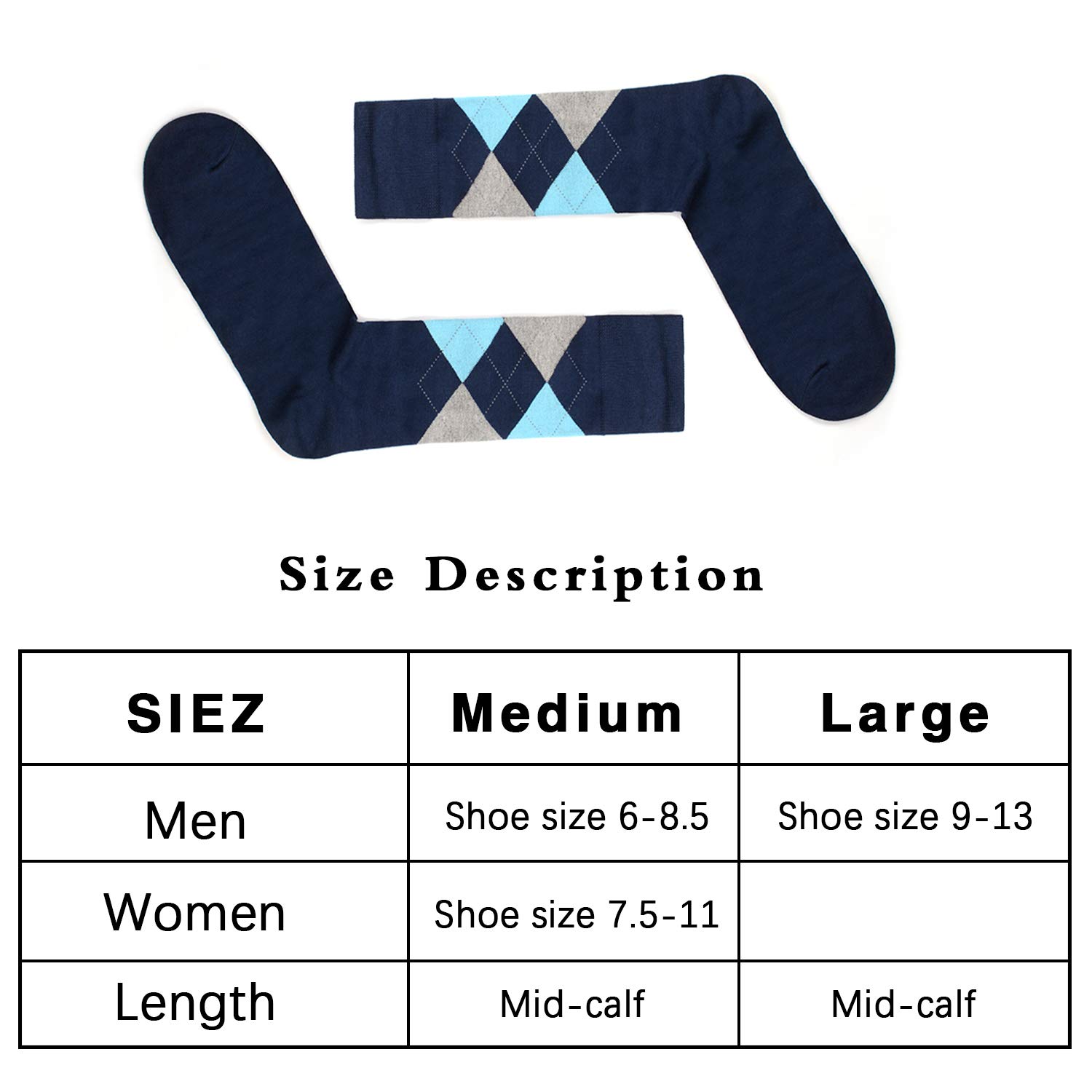 7DayOtter Men's Modal Cotton Odor-Resistant Business Crew Socks - Breathable Dress Socks with Fun Patterns for Office, Travel & Formal Occasions