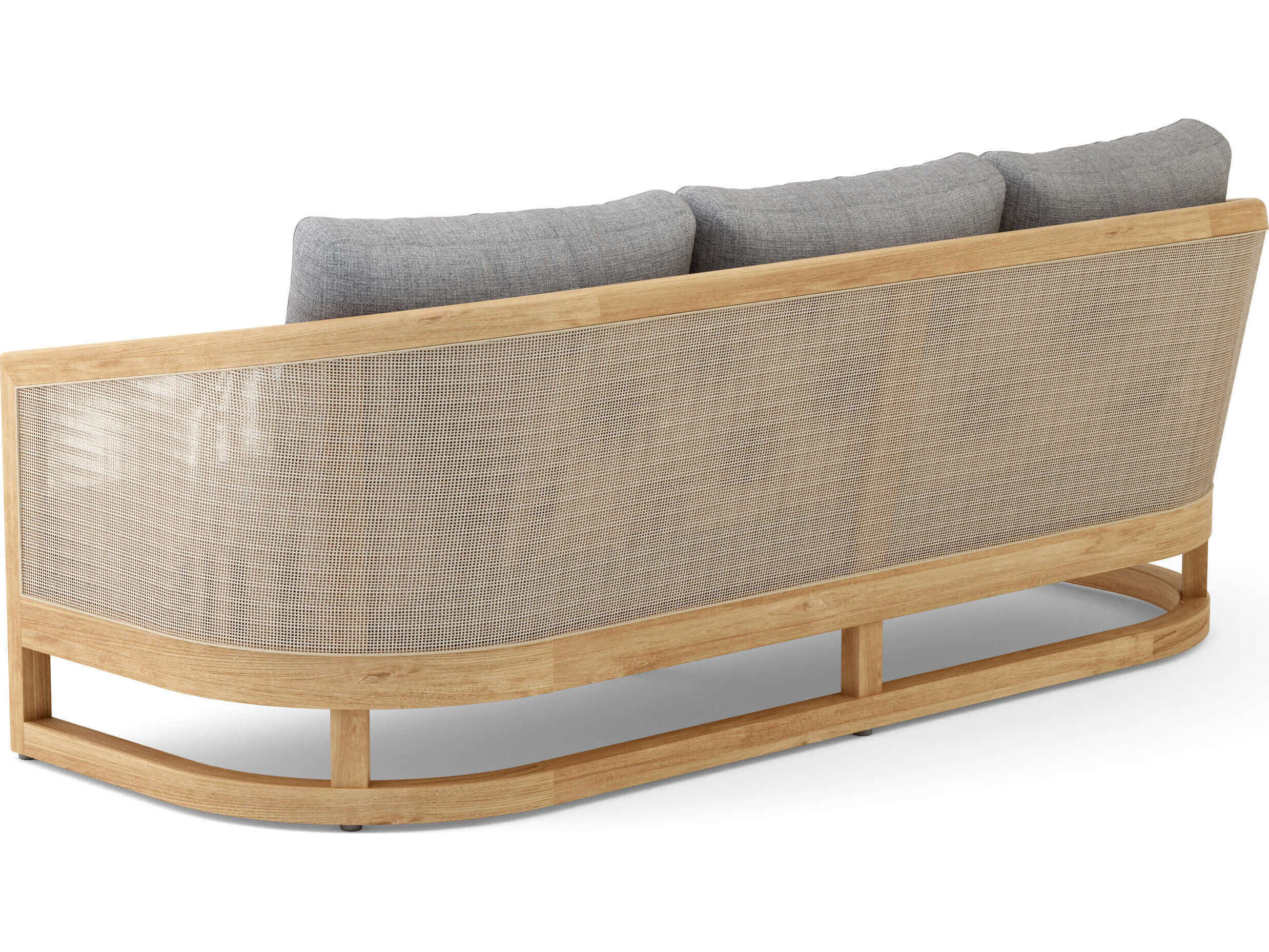 Anderson Teak Catania Natural Deep Seating Sofa DS 333 - Outdoor Patio Furniture for Garden, Poolside & Backyard Relaxation