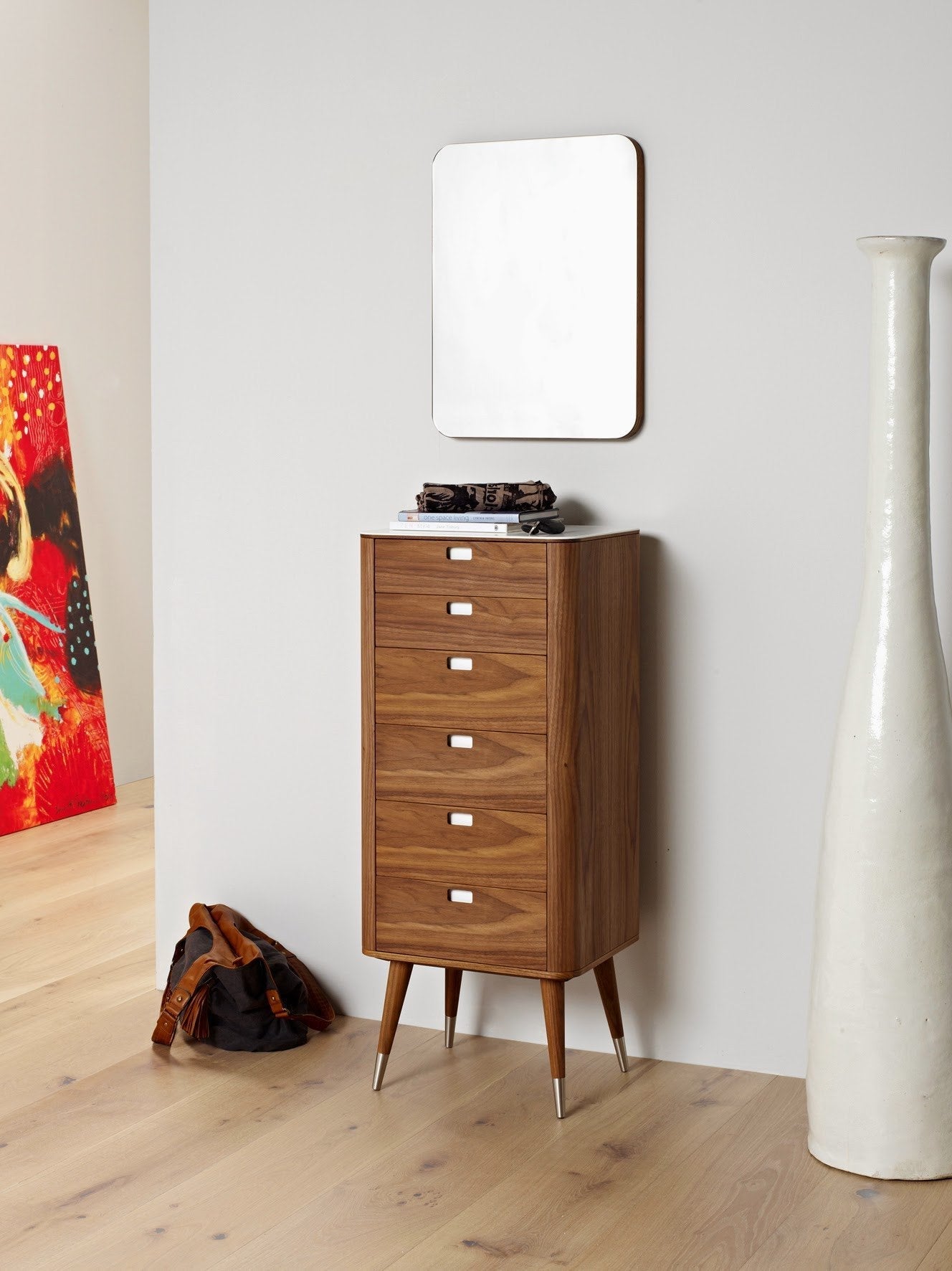 Nissen Gehl Mdd Ak6 14 Inch Wall Mirror - Modern Home Decor for Bathroom, Bedroom & Living Room - Perfect for Vanity, Dressing Area & Interior Design