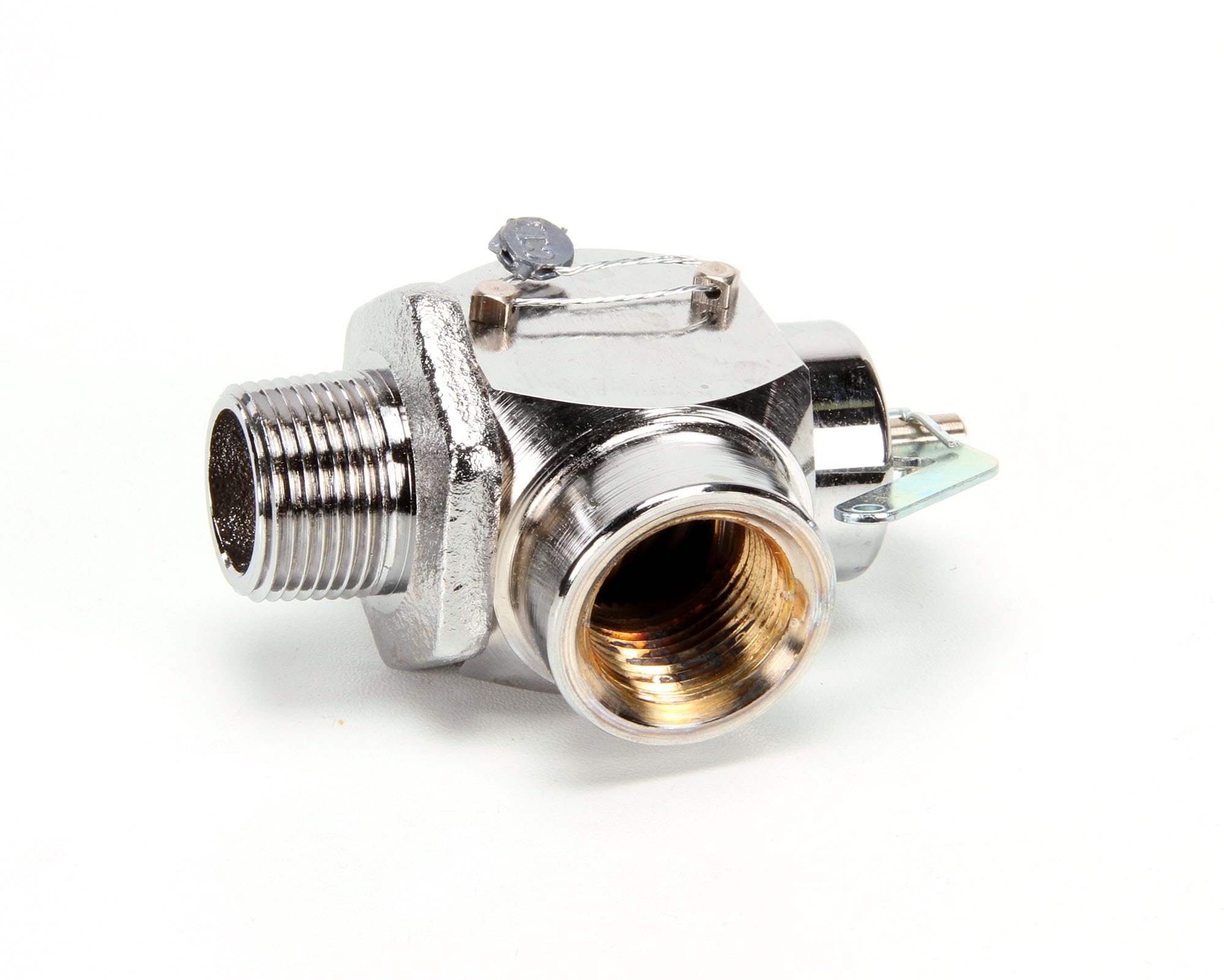 Cleveland KE54941-2 3/4X3/4 Conbrac Safety Valve 50# - High Pressure Brass Safety Valve for Industrial Piping Systems, HVAC, and Boiler Applications
