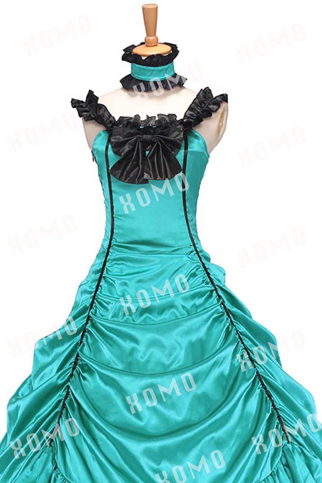 Southern Belle Civil War Off Shoulder Formal Dress - Elegant Satin Lolita Ball Gown for Historical Reenactments, Cosplay & Victorian Themed Parties
