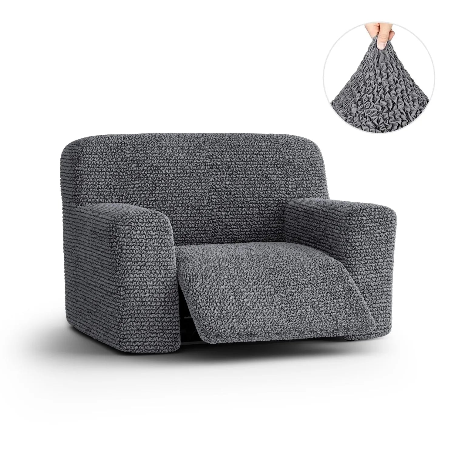 Large Reclining Armchair Slipcover - Microfiber Collection | Durable & Stylish Furniture Protector for Living Room, Home Theater & Office