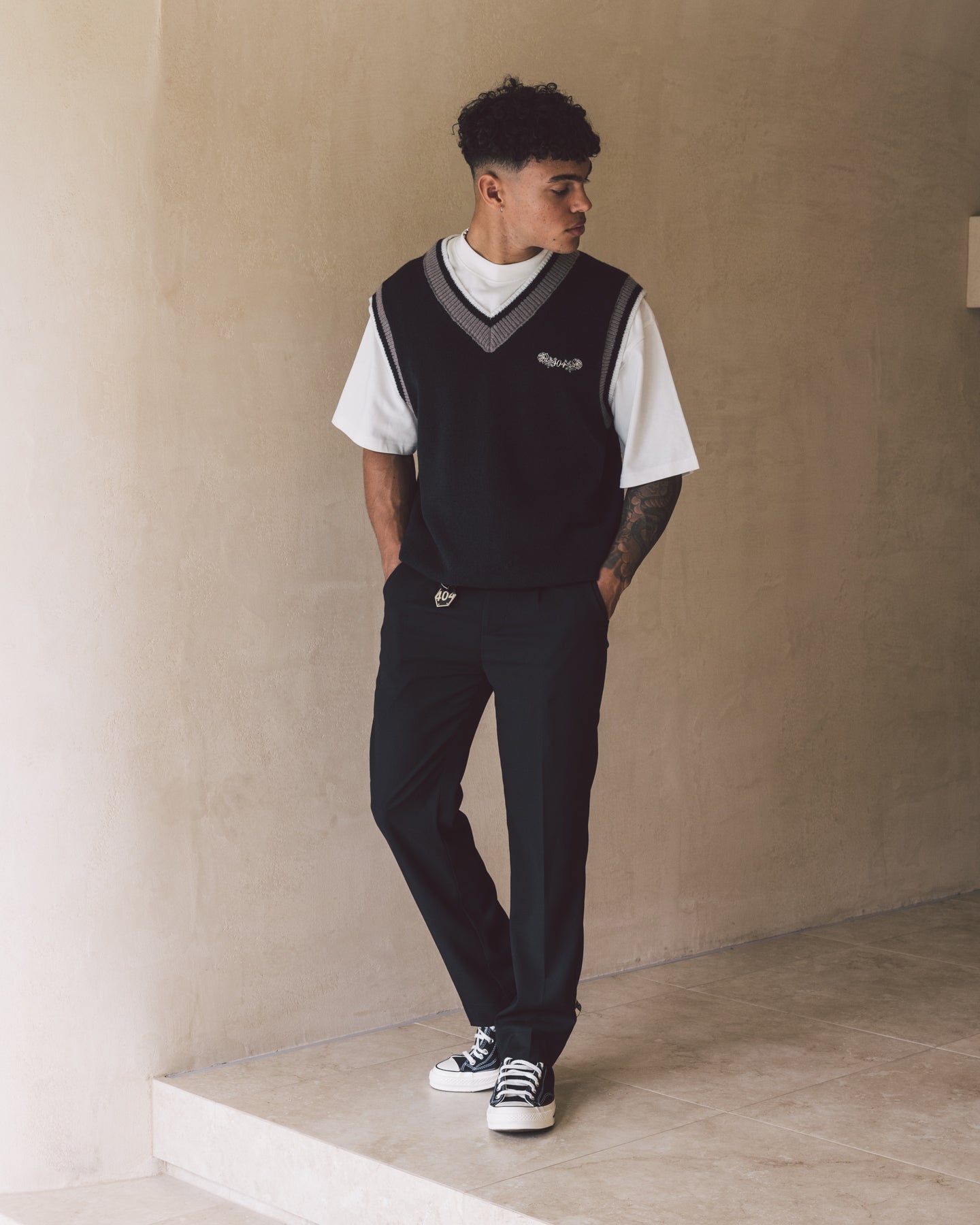 404 Heritage Vest for Men - Black Vintage Style Waistcoat - Perfect for Outdoor Adventures, Casual Wear & Layering